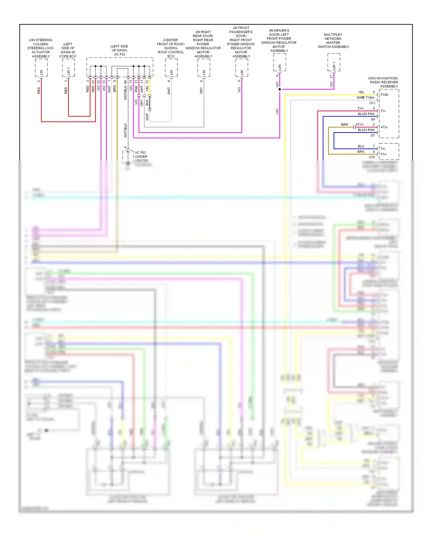 Wiring diagram grn for Lexus RX III (2008-2012) (14 of 121)