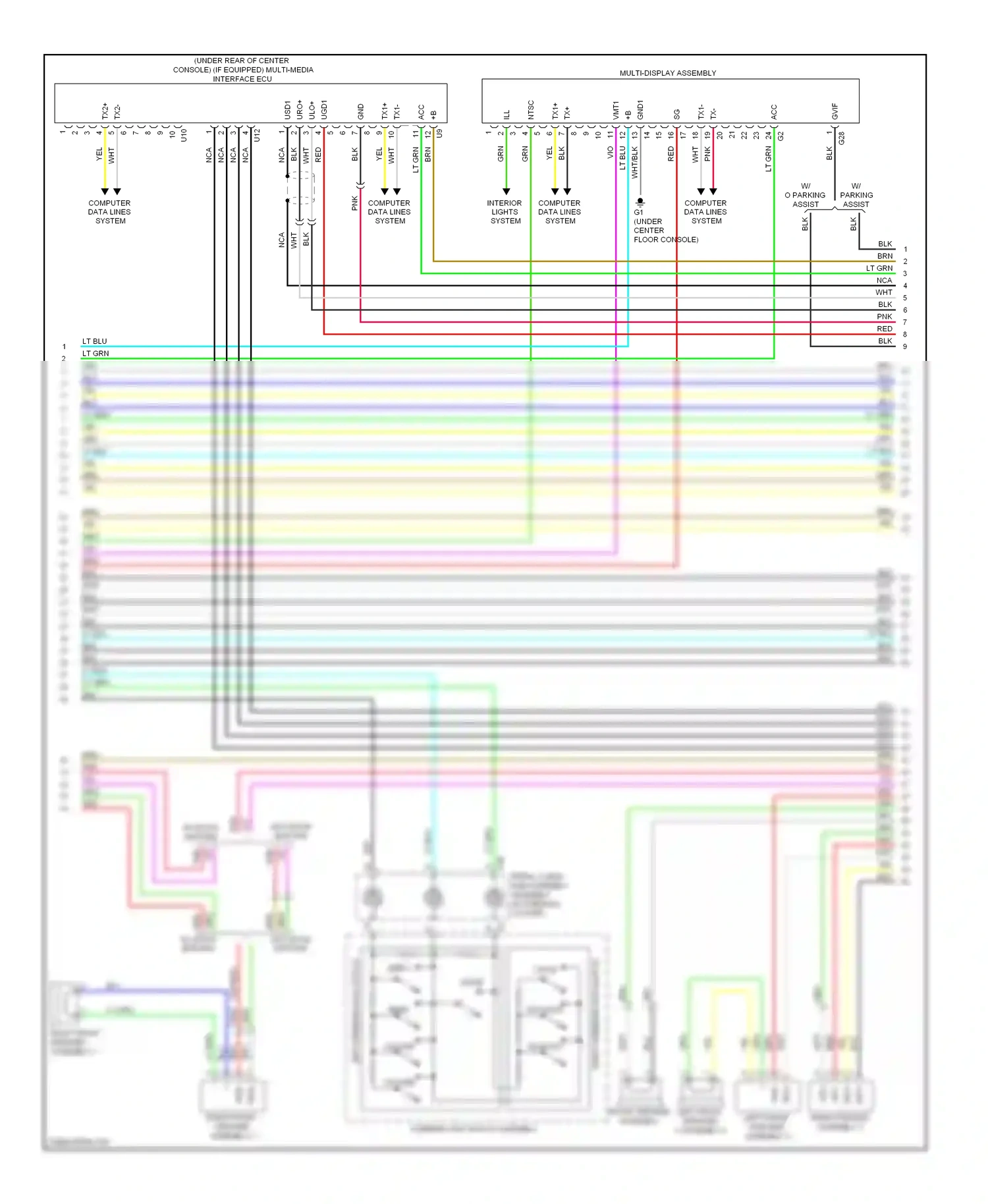 Wiring diagram grn for Lexus RX III (2008-2012) (48 of 121)