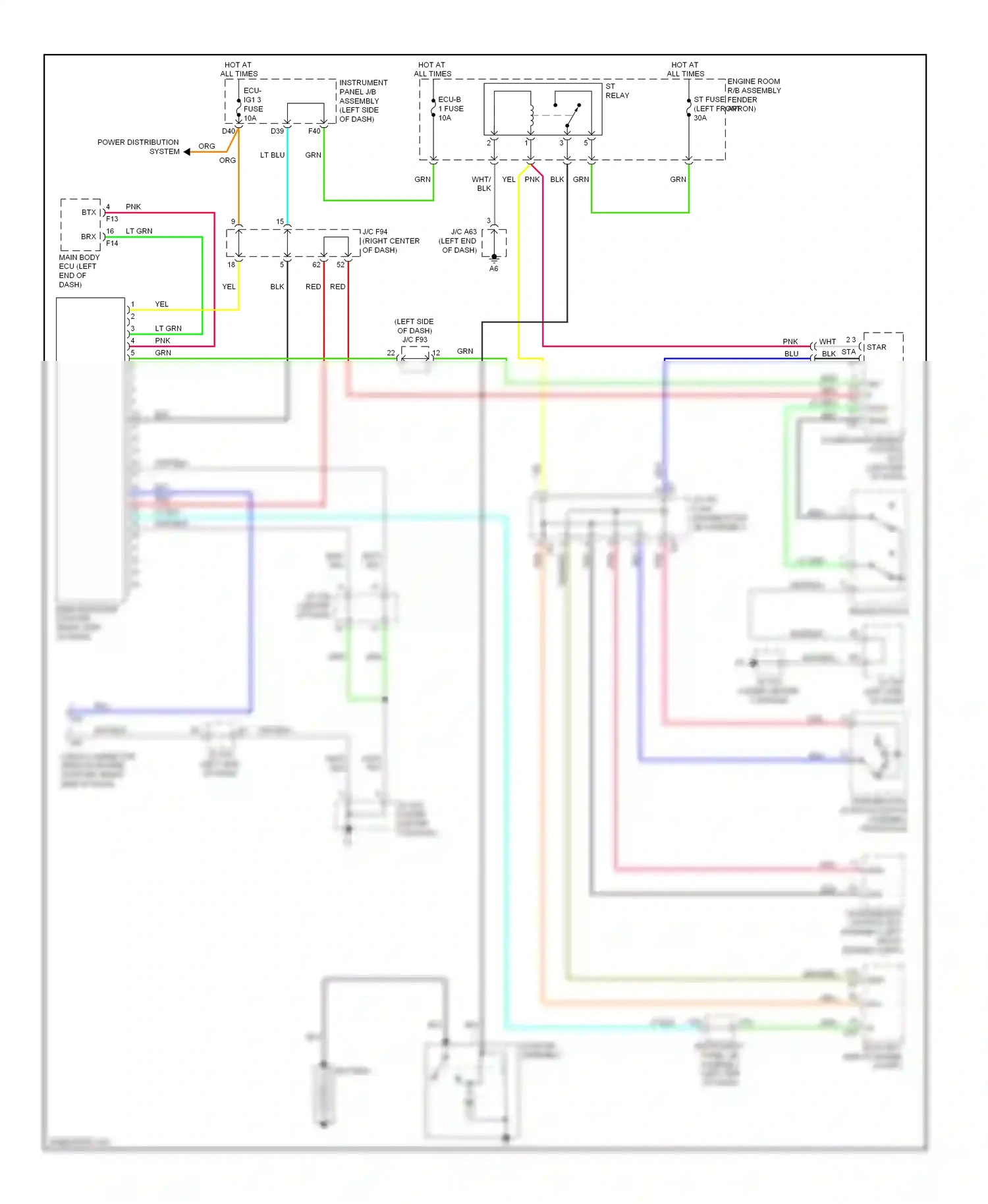 Wiring diagram pnk btx for Lexus RX III (2008-2012) (1 of 1)