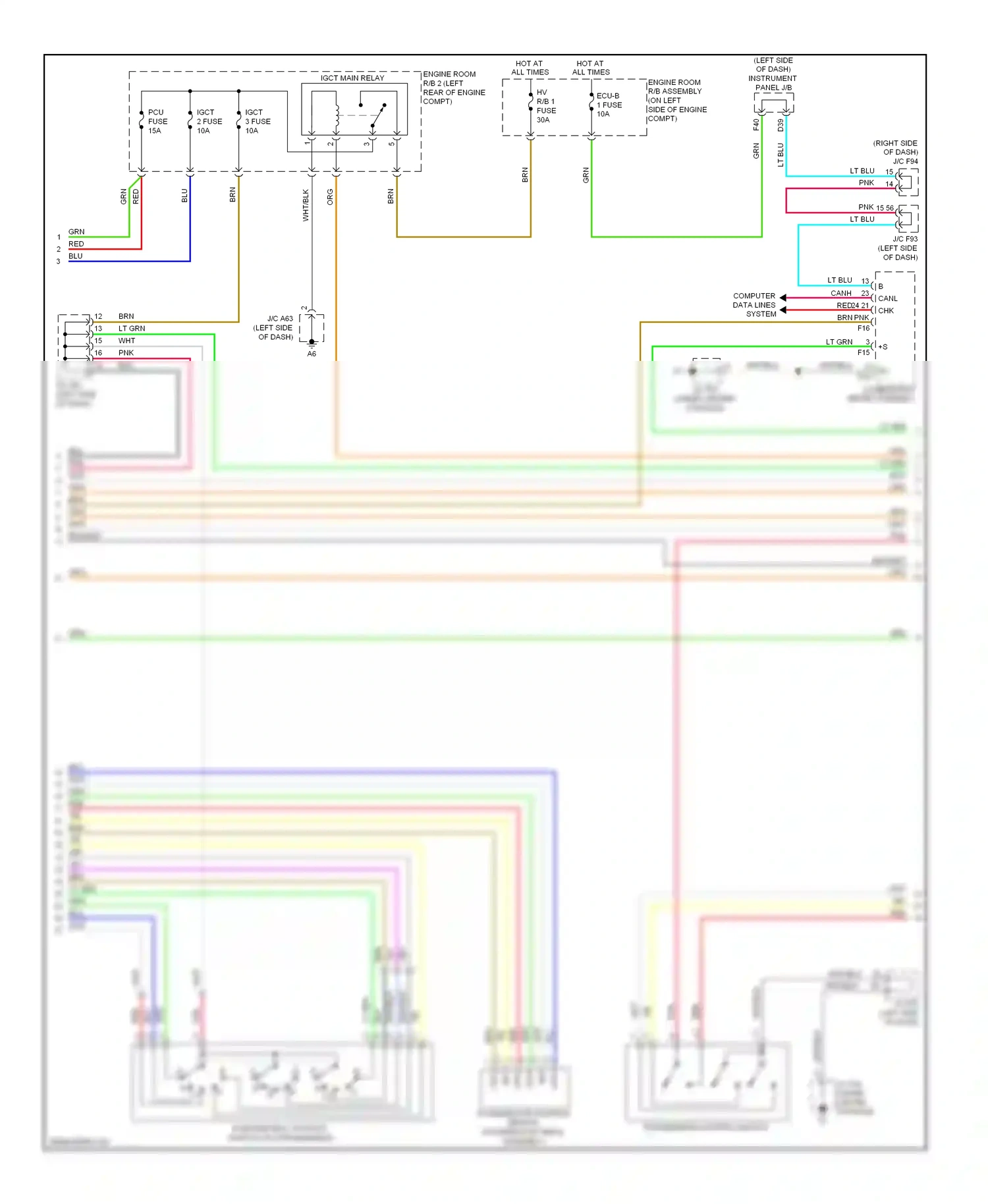 Wiring diagram pnk for Lexus RX III (2008-2012) (106 of 113)