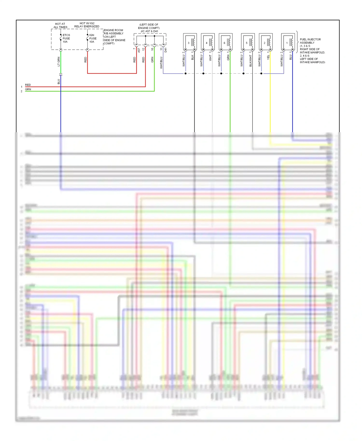 Wiring diagram red for Lexus RX III (2008-2012) (120 of 125)