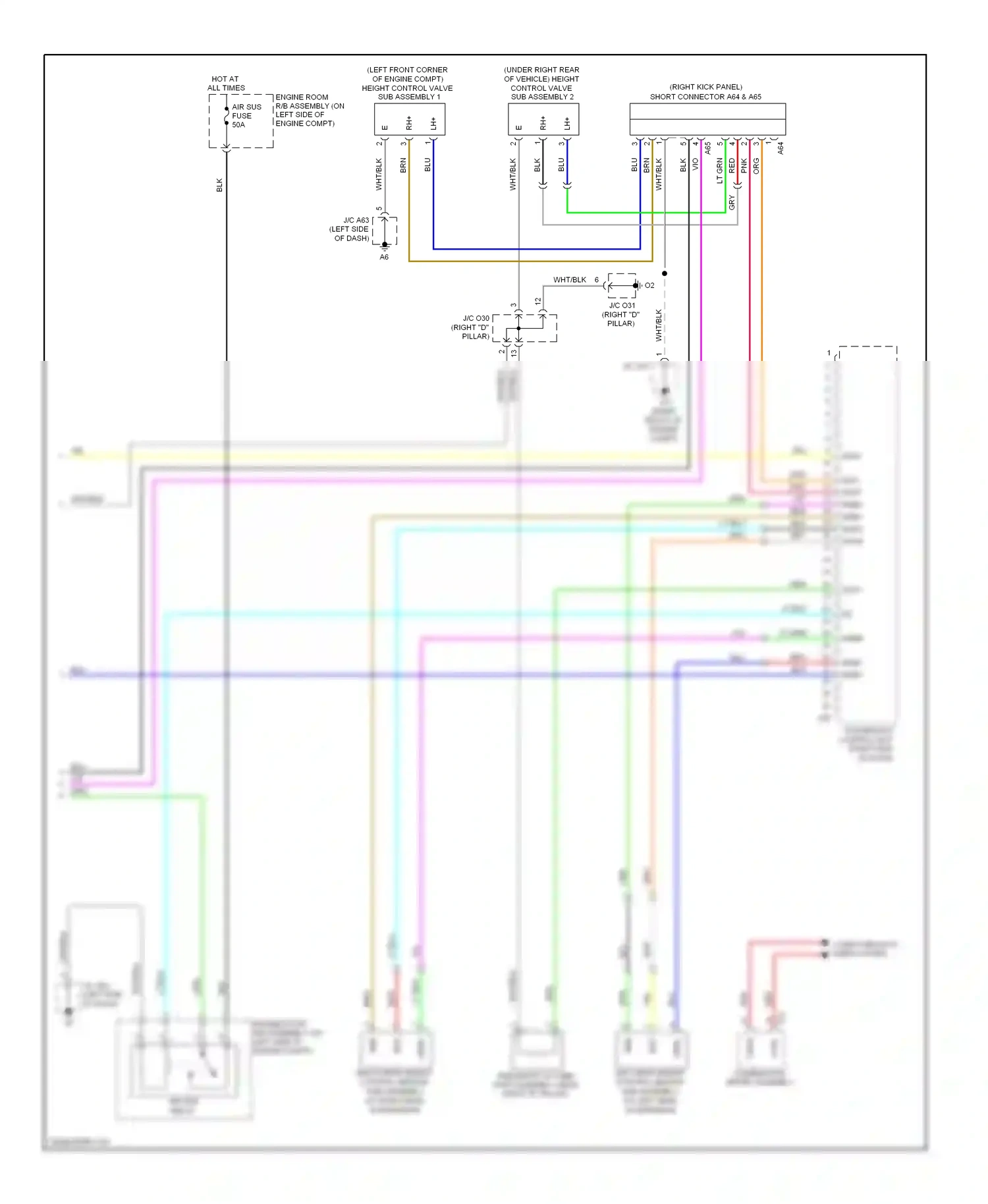 Lexus RX III (2008-2012) (right kick panel) wiring diagram  (11 of 16)