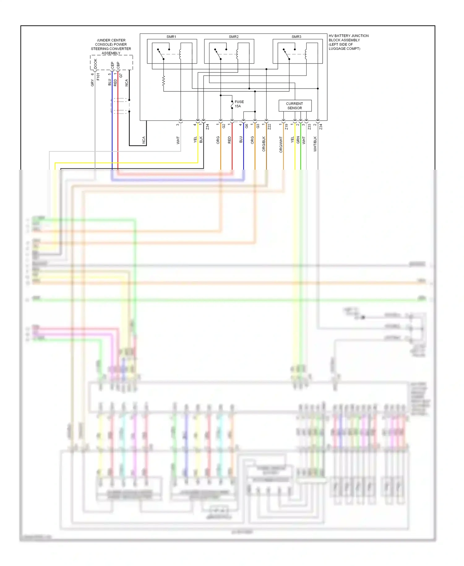 Wiring diagram service plug for Lexus RX III (2008-2012) (1 of 1)