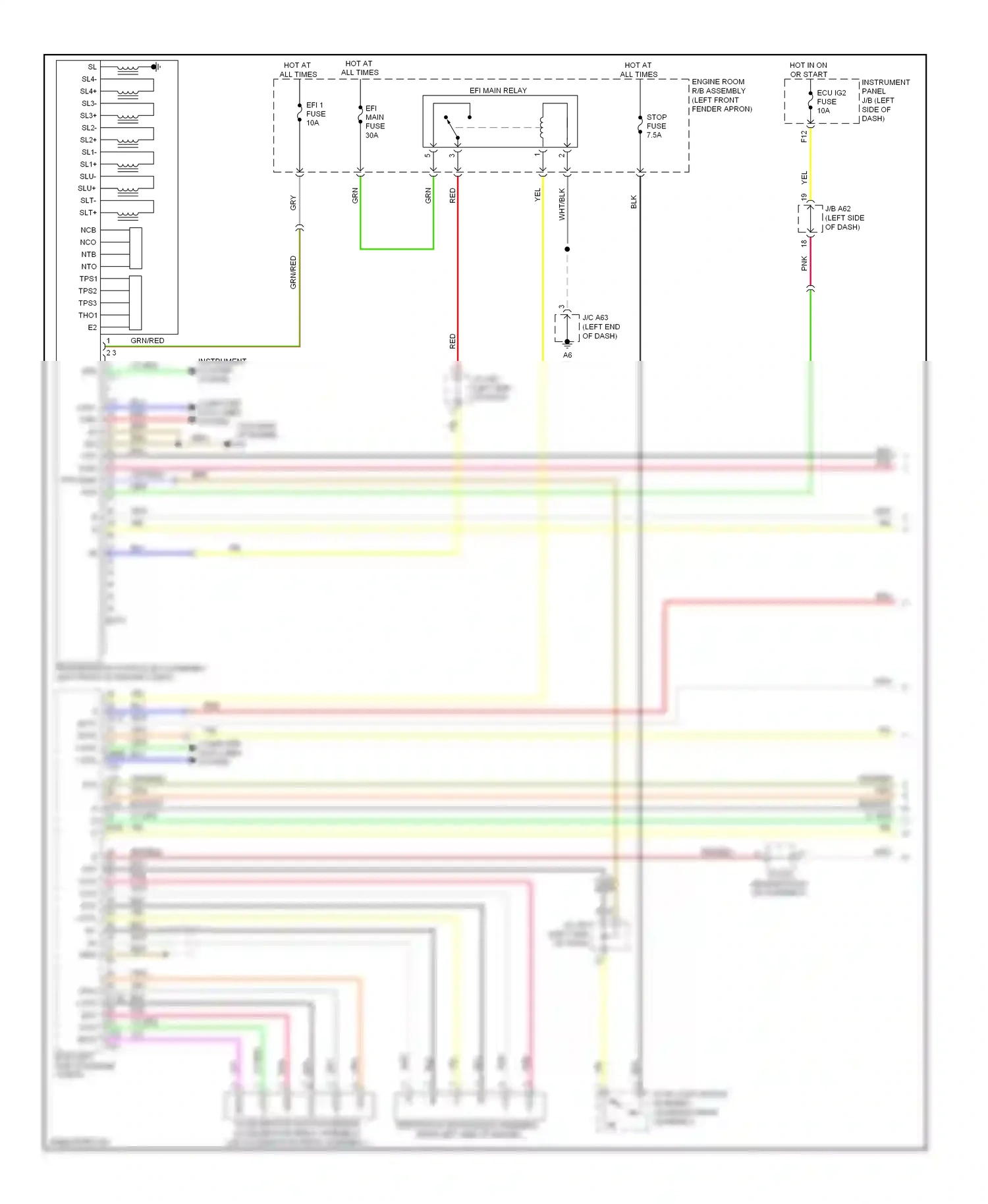 Wiring diagram stp pnk for Lexus RX III (2008-2012) (1 of 1)