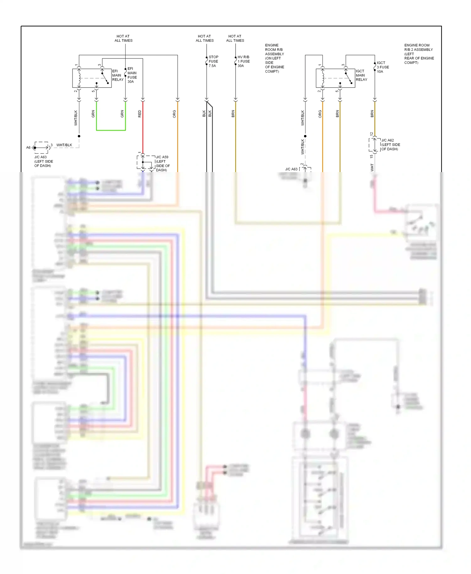 Wiring diagram wht/blk for Lexus RX III (2008-2012) (17 of 121)