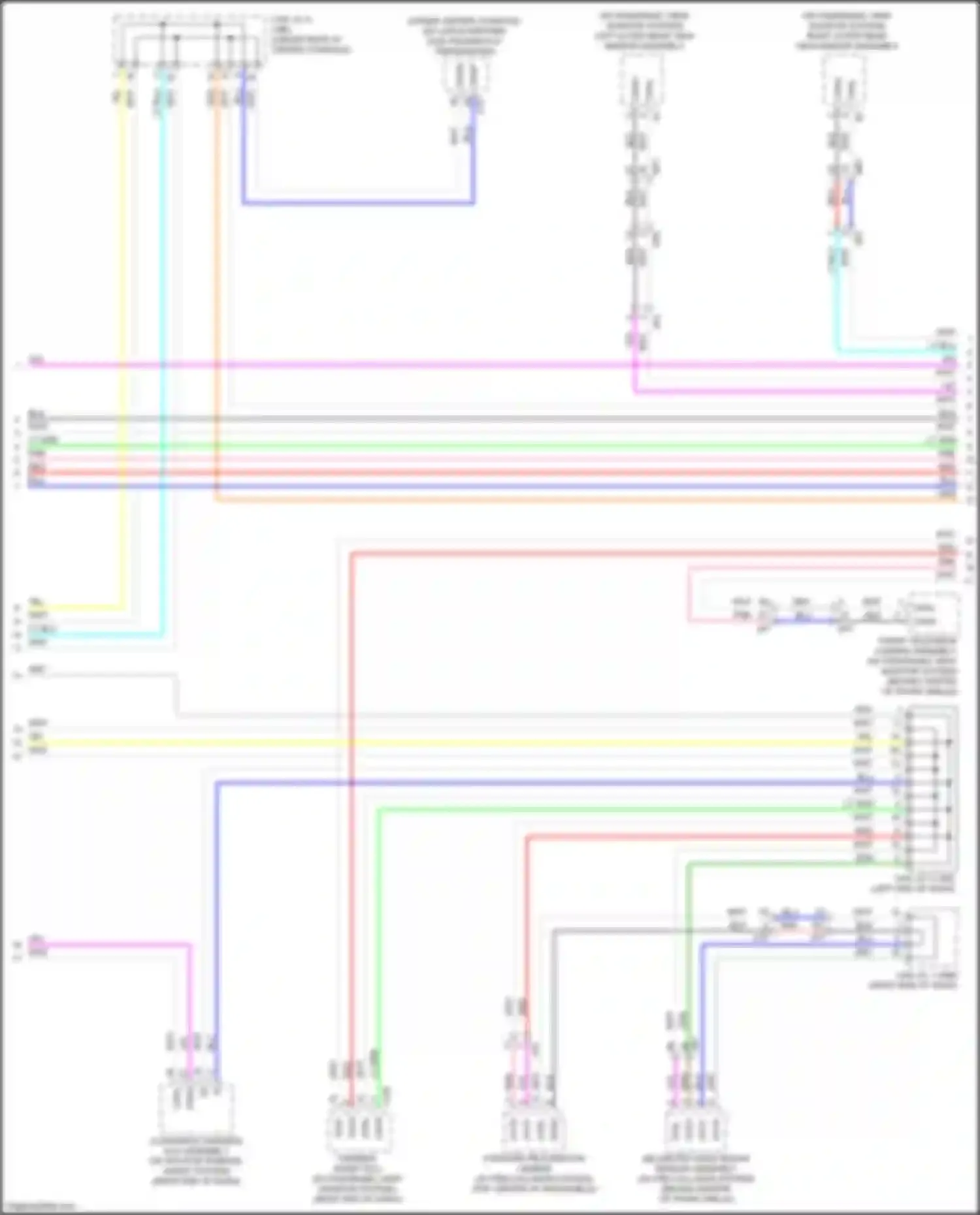 RX Lexus IV facelift (2019-2023): Computer data lines circuit (2 of 4)