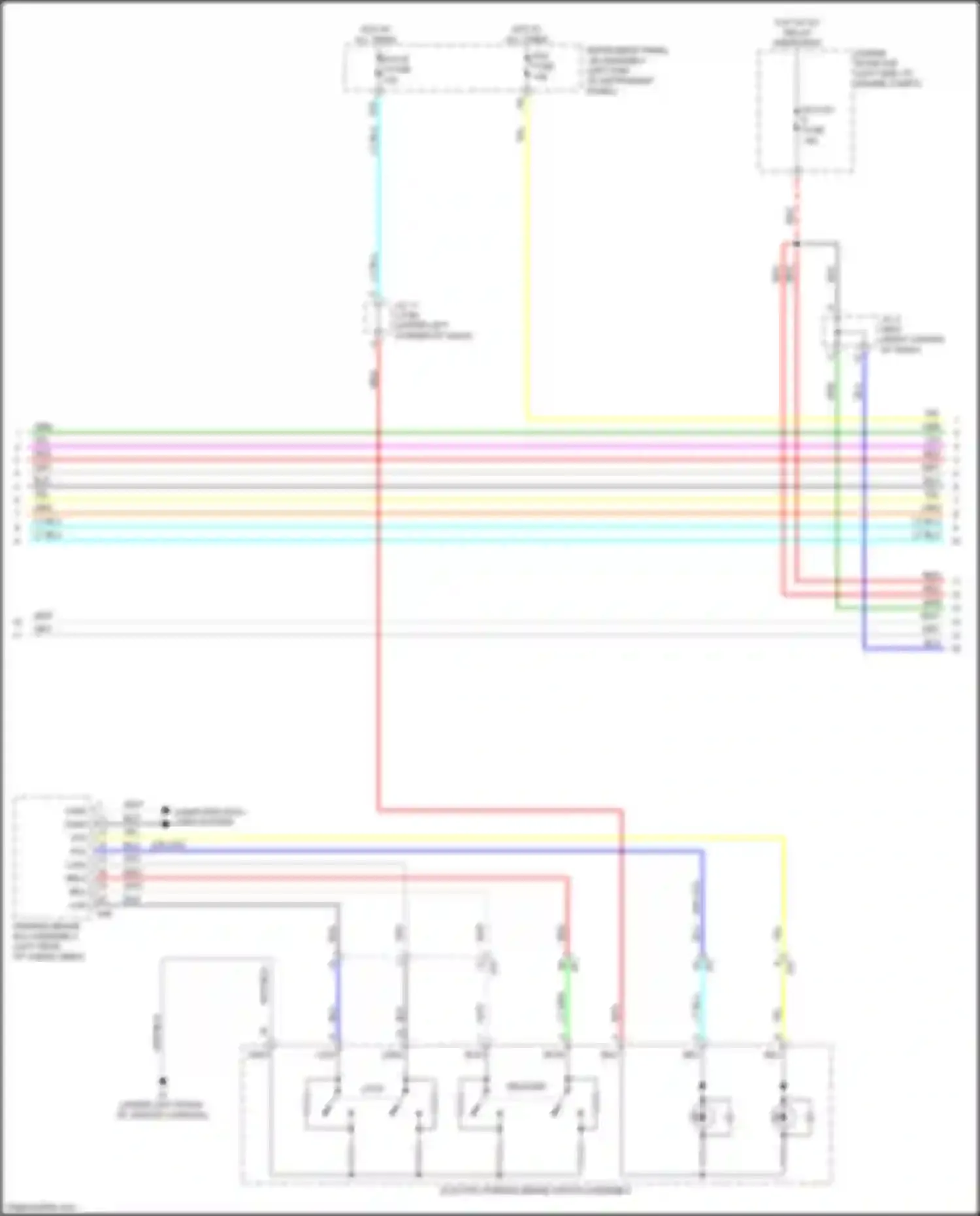 RX Lexus IV facelift (2019-2023): Exterior lamps circuit (4 of 5)