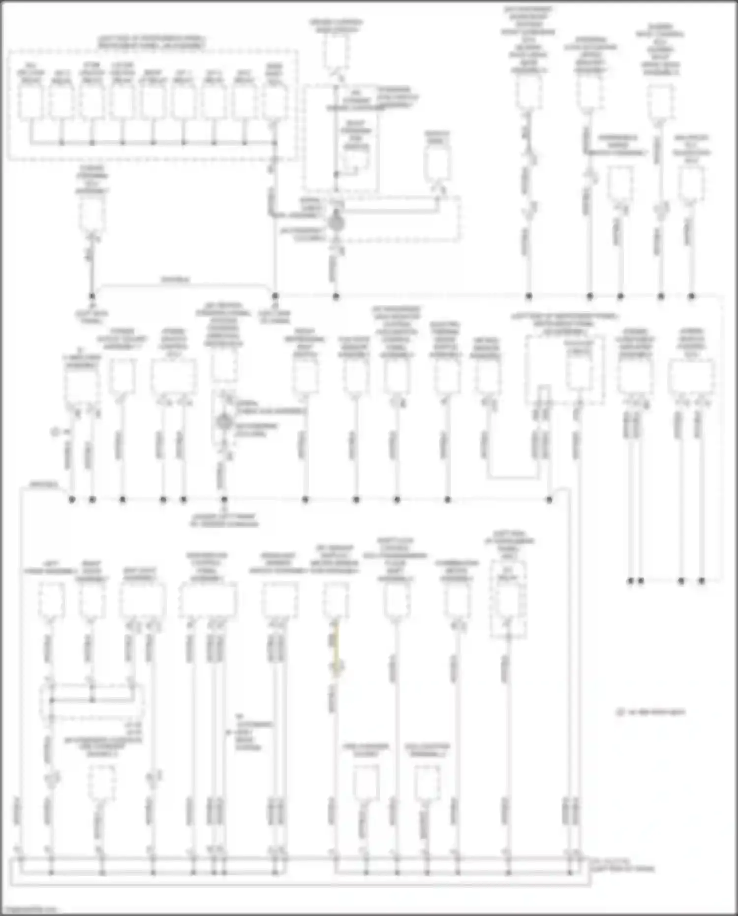 RX Lexus IV facelift (2019-2023): Ground distribution circuit (3 of 6)