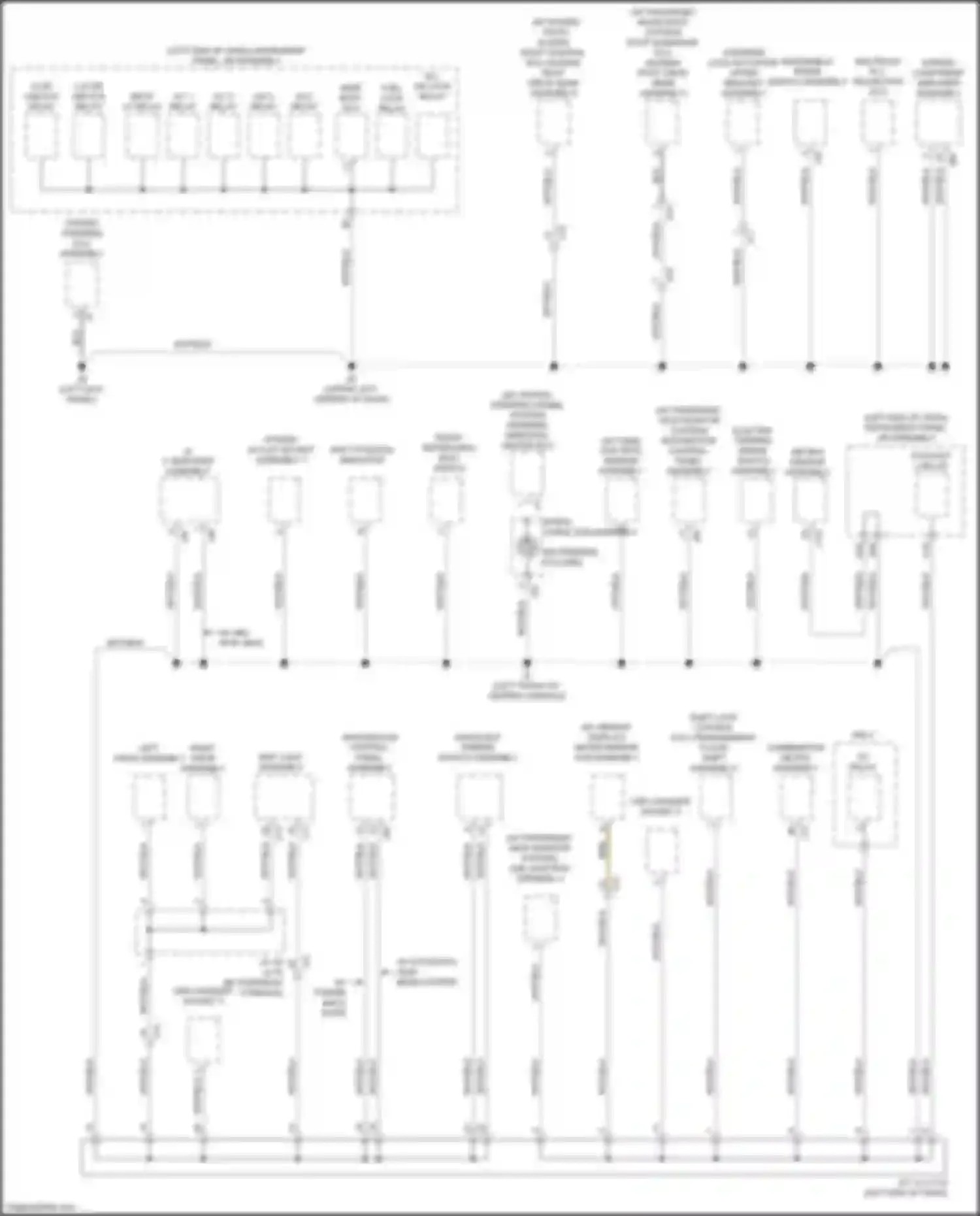 RX Lexus IV facelift (2019-2023): Ground distribution circuit (3 of 7)