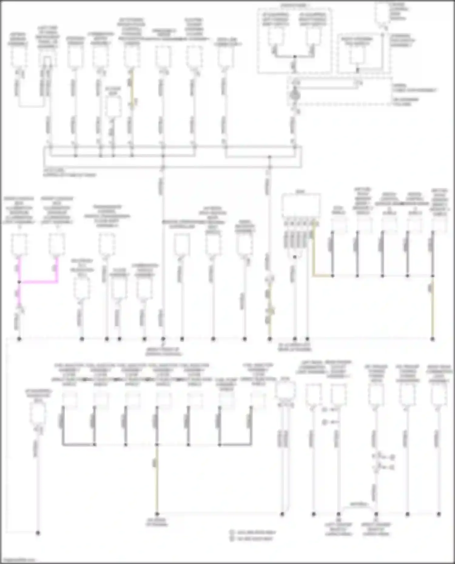 RX Lexus IV facelift (2019-2023): Ground distribution circuit (4 of 7)
