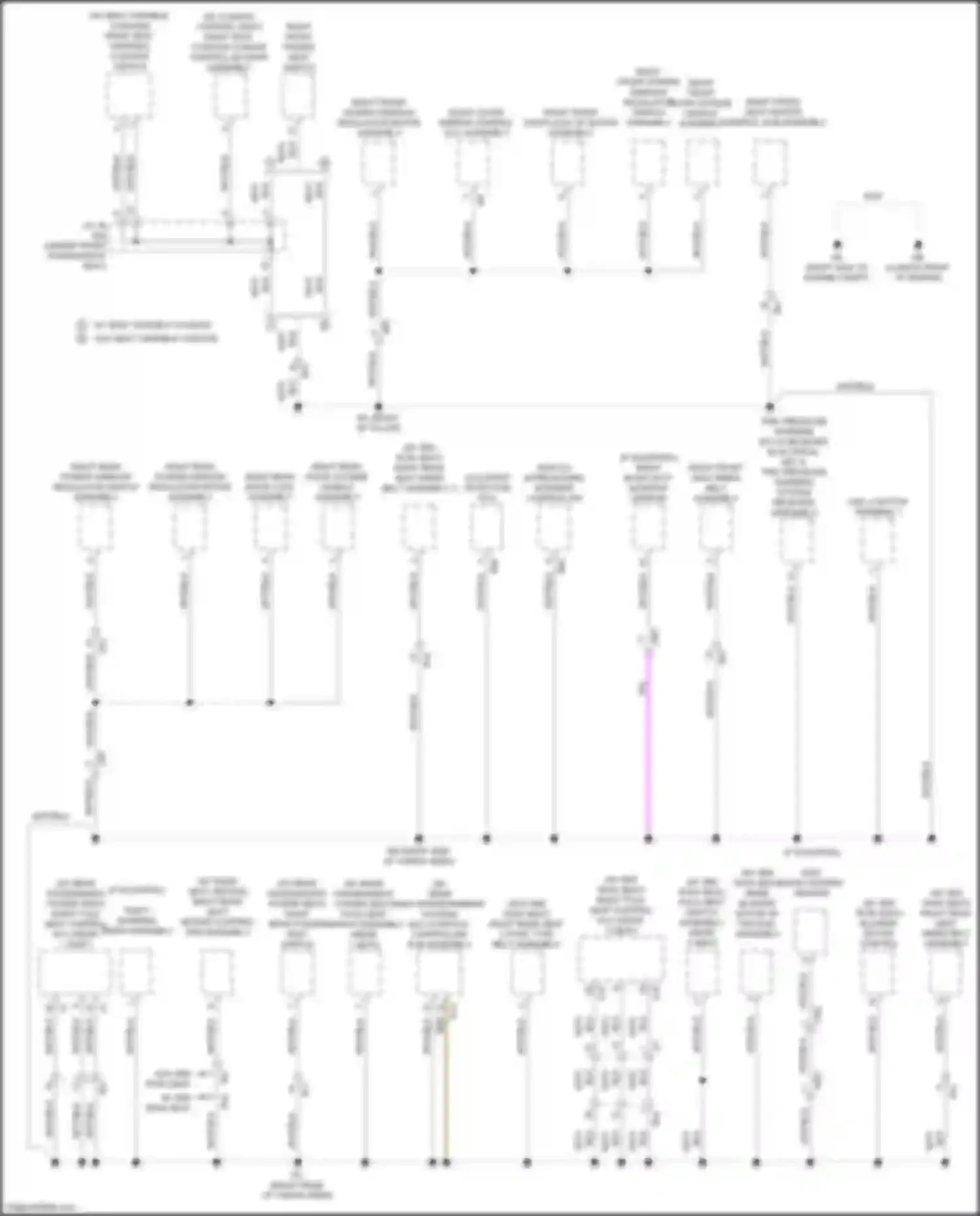 RX Lexus IV facelift (2019-2023): Ground distribution circuit (5 of 6)
