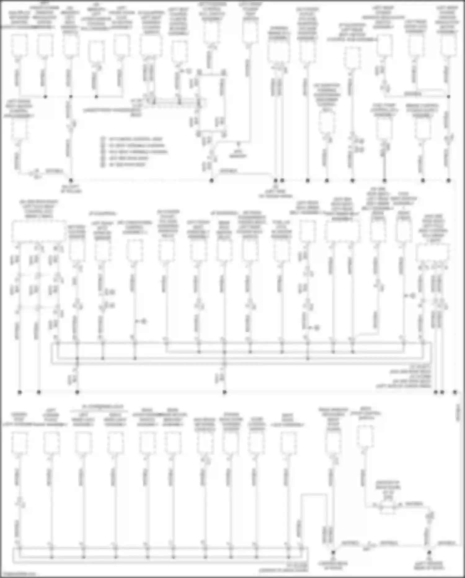 RX Lexus IV facelift (2019-2023): Ground distribution circuit (6 of 6)