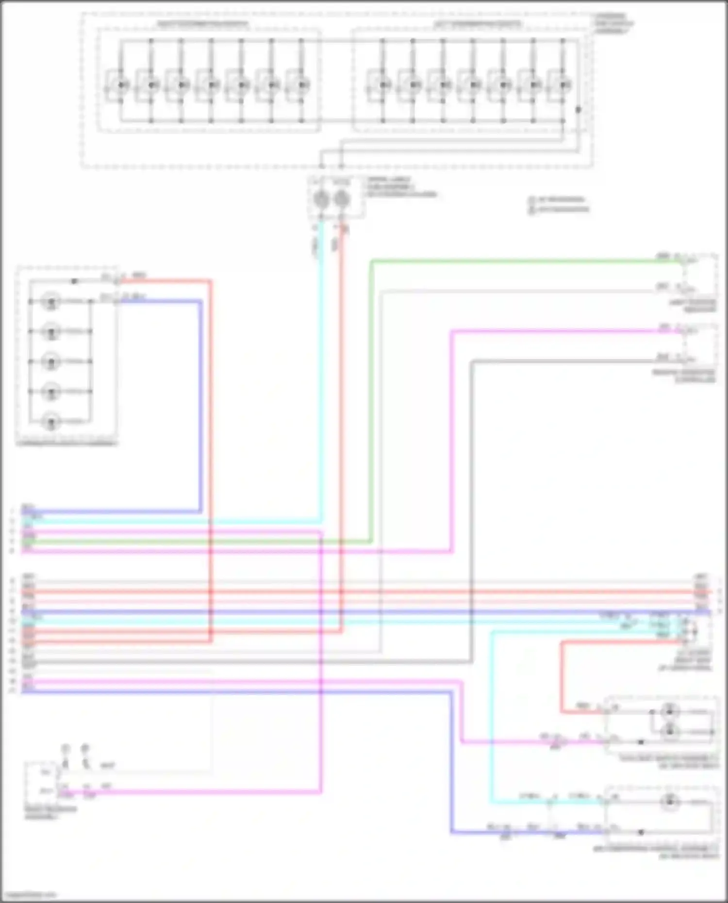 RX Lexus IV facelift (2019-2023): Instrument illumination circuit (3 of 4)