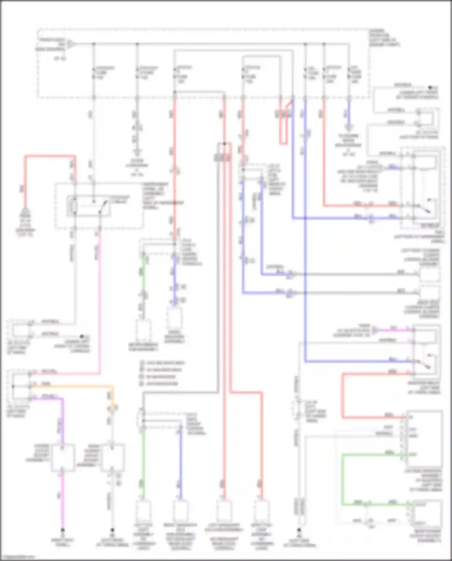 RX Lexus IV facelift (2019-2023): Power distribution circuit (3 of 10)