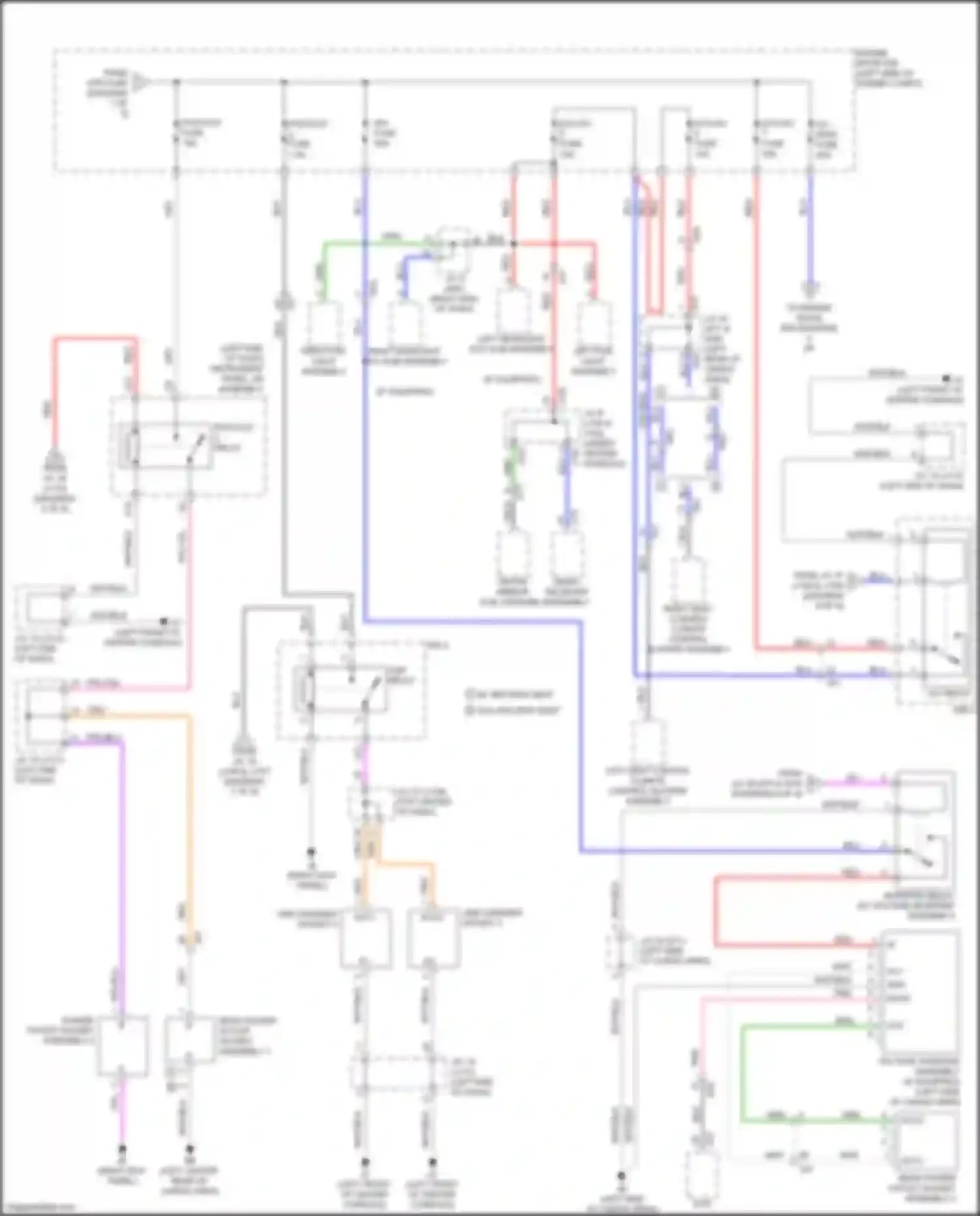RX Lexus IV facelift (2019-2023): Power distribution circuit (3 of 9)