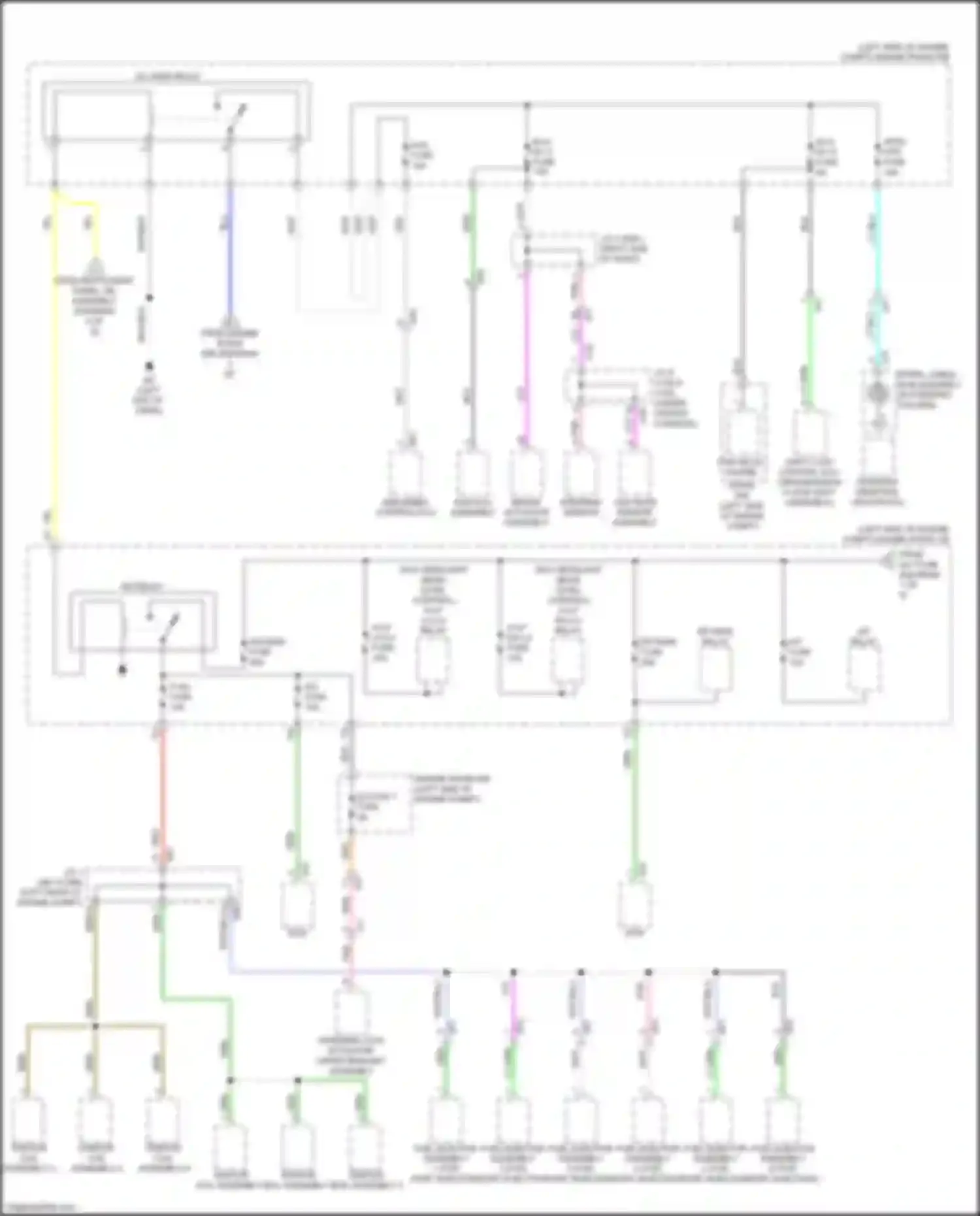 RX Lexus IV facelift (2019-2023): Power distribution circuit (4 of 9)