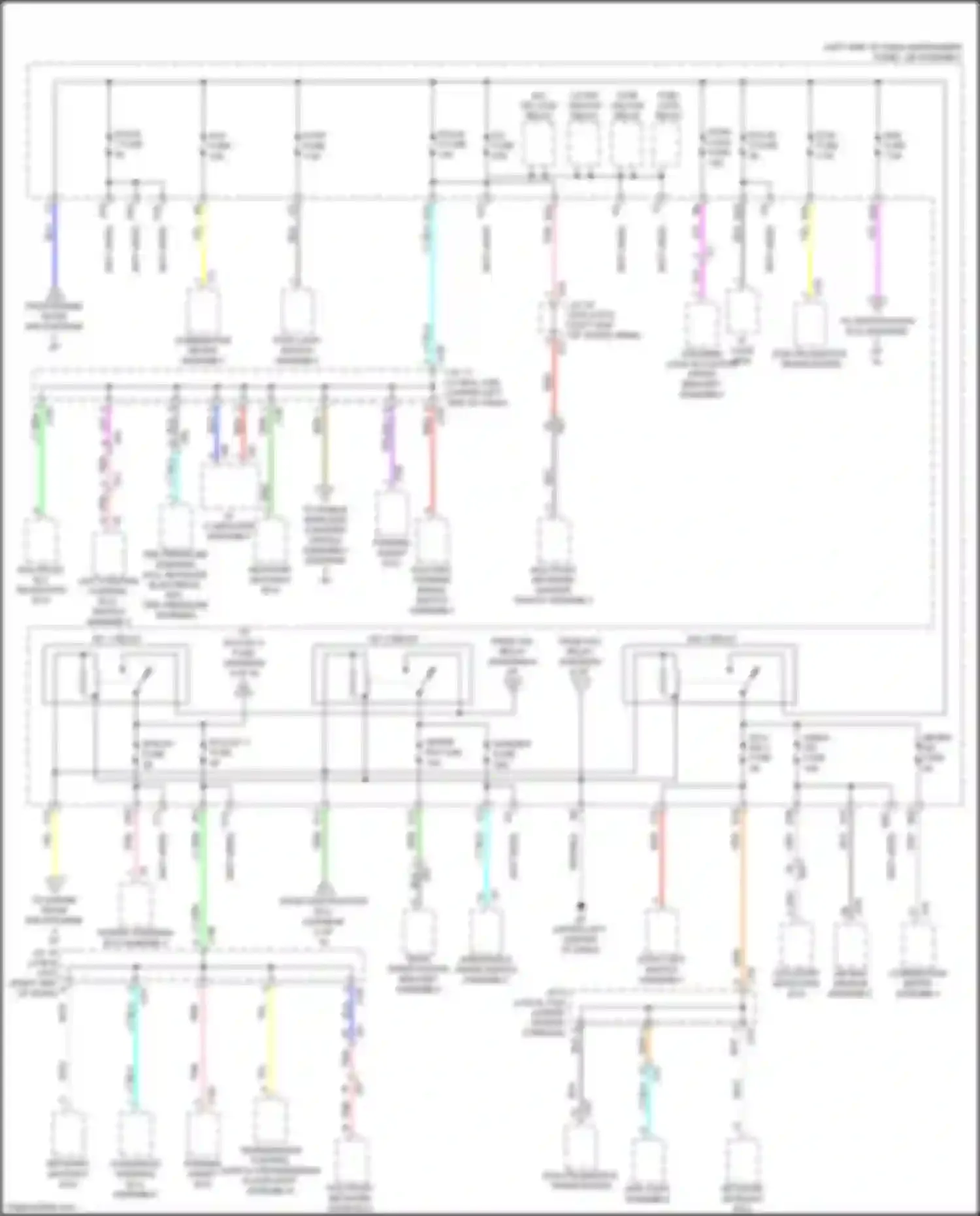 RX Lexus IV facelift (2019-2023): Power distribution circuit (5 of 9)