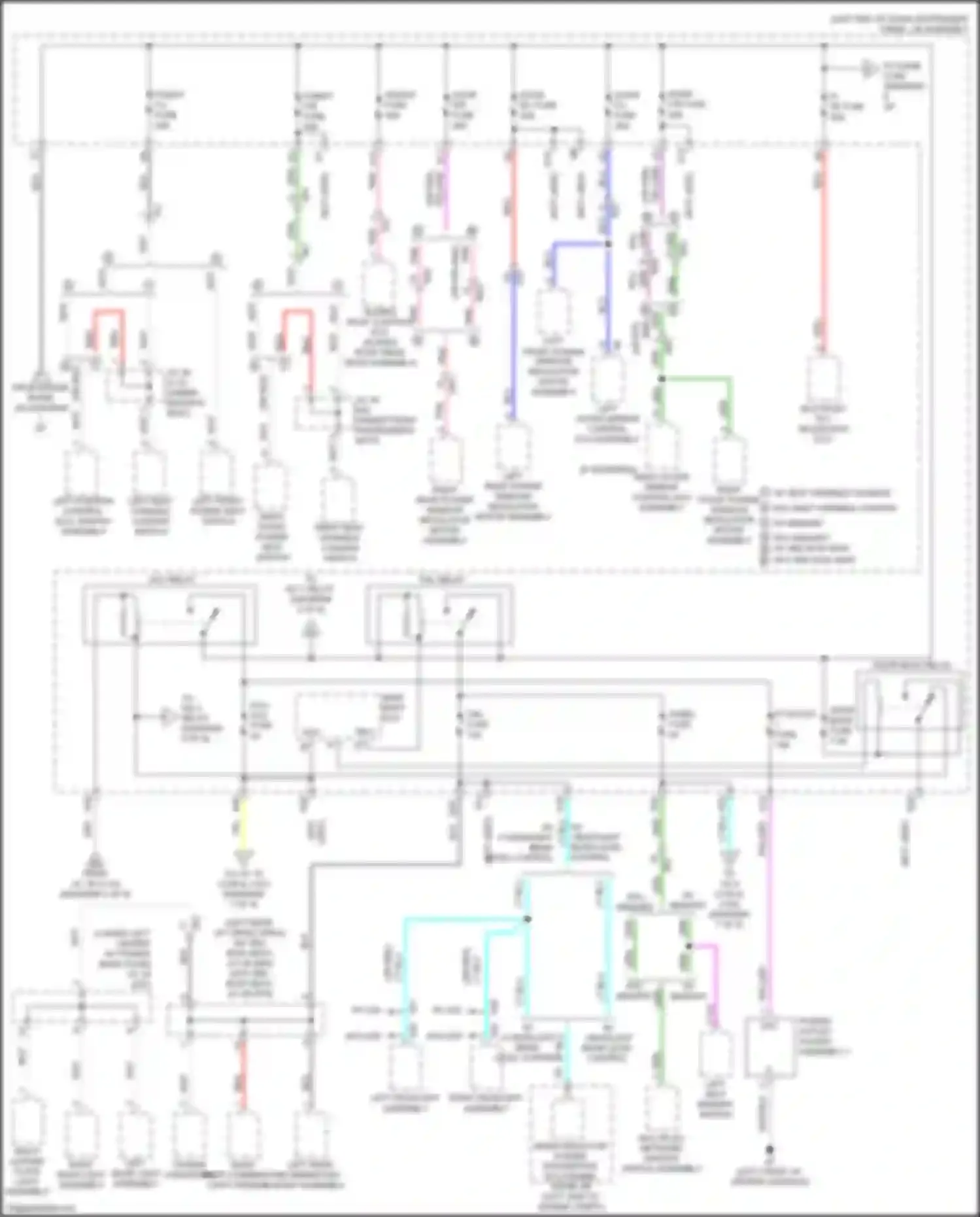 RX Lexus IV facelift (2019-2023): Power distribution circuit (6 of 9)
