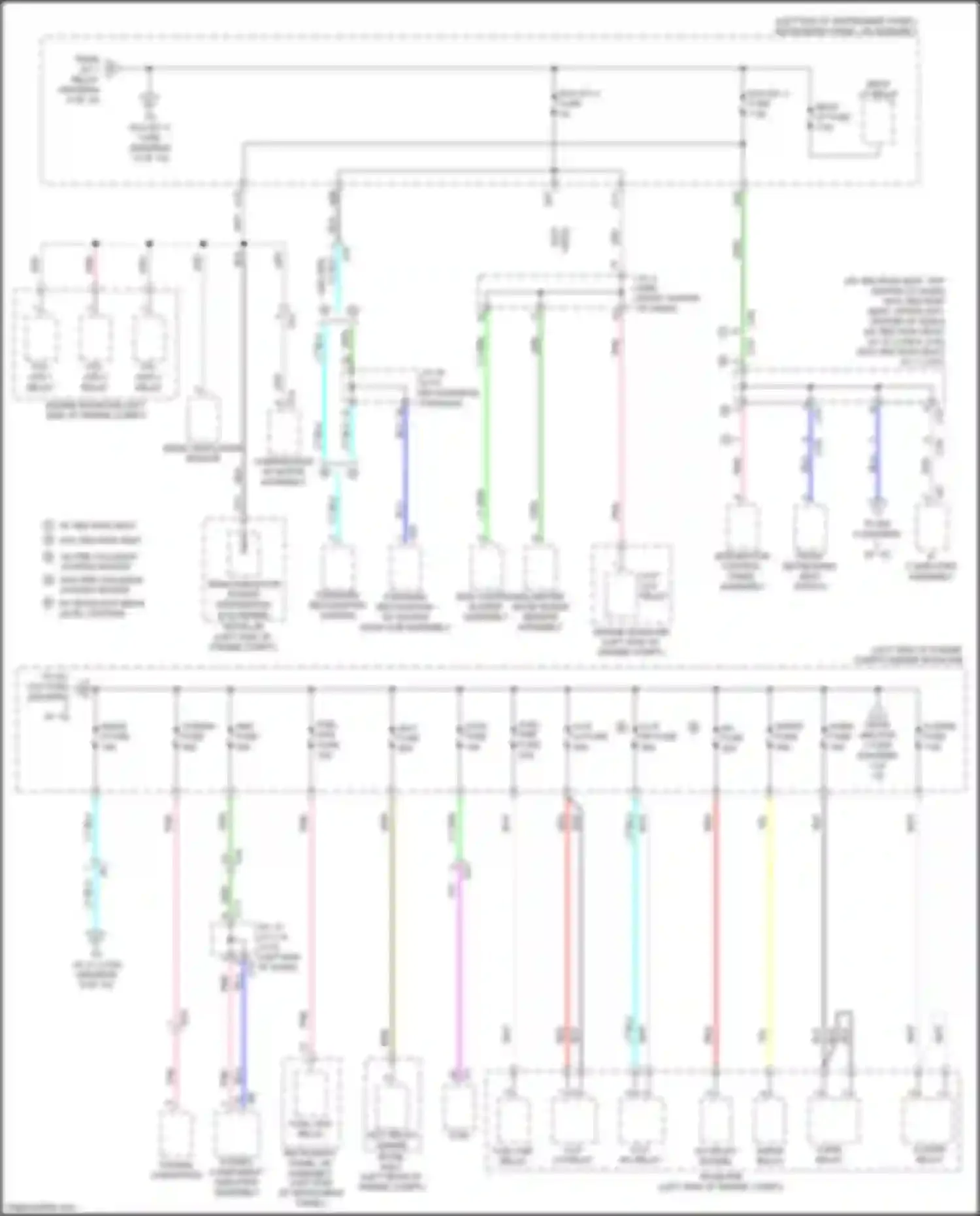 RX Lexus IV facelift (2019-2023): Power distribution circuit (7 of 10)