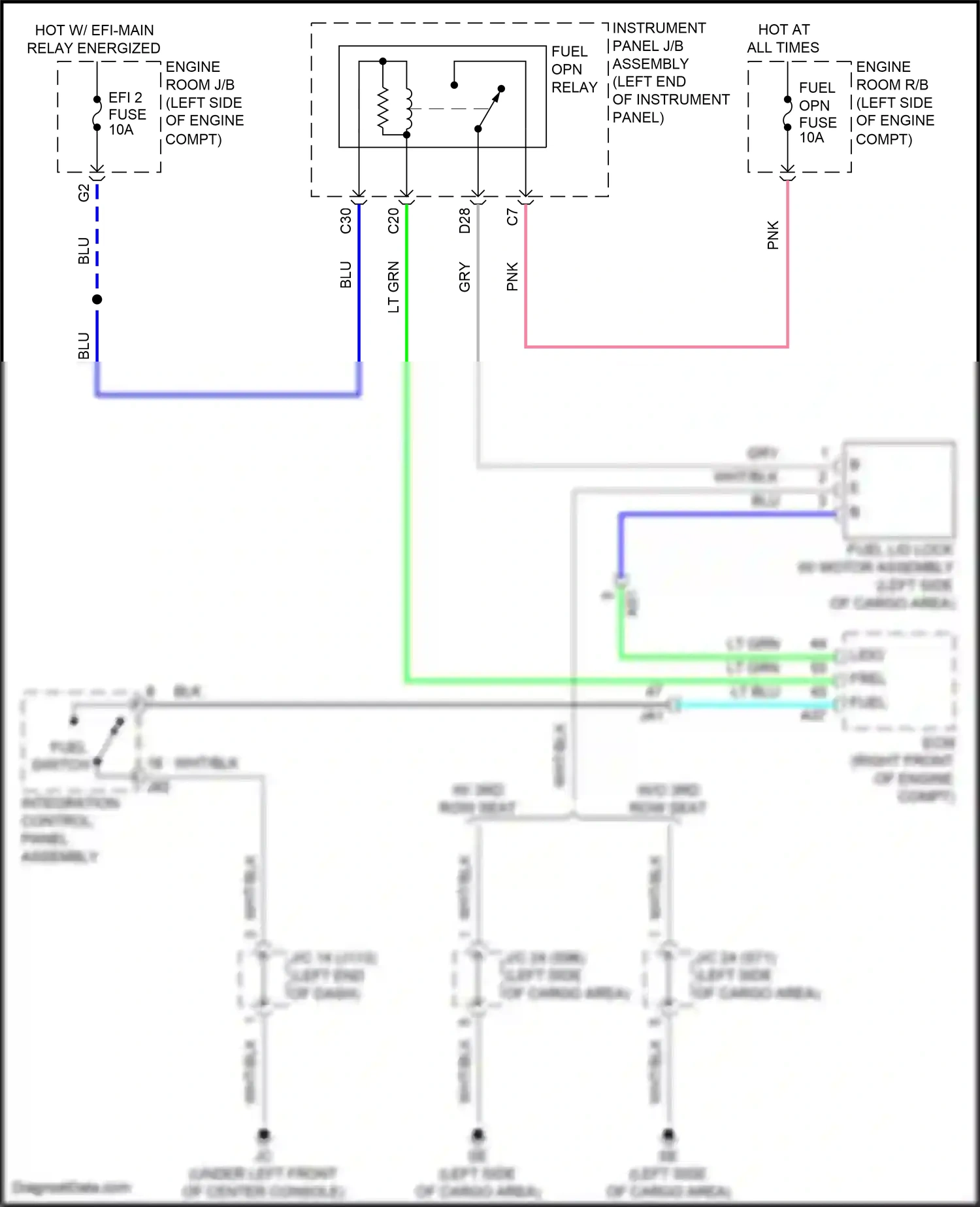 Wiring diagram blk for Lexus RX IV facelift (2019-2023) (134 of 206)