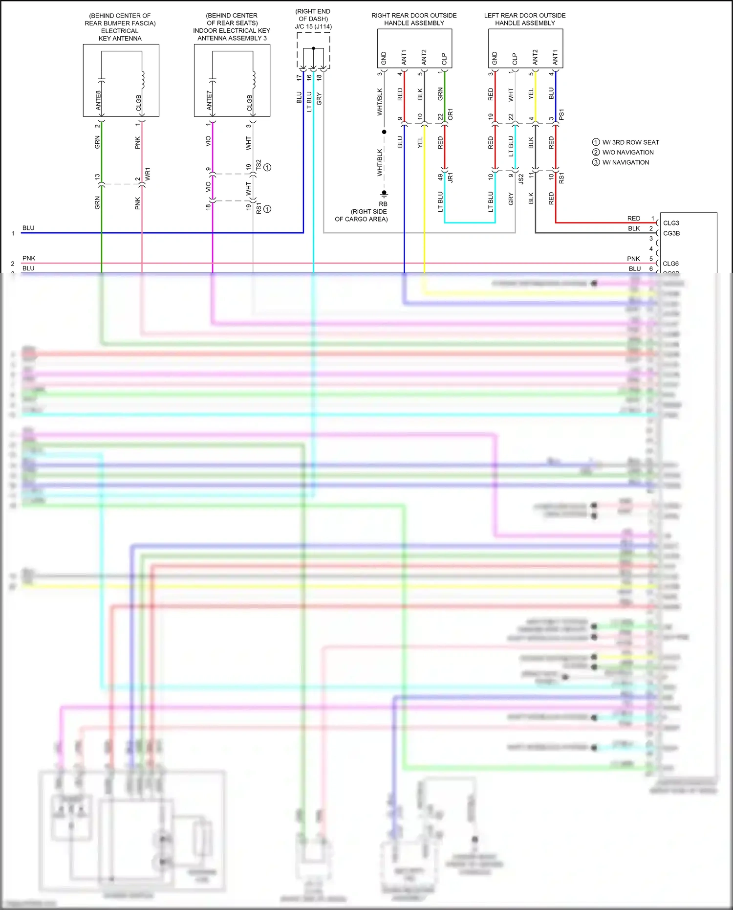 Wiring diagram blk for Lexus RX IV facelift (2019-2023) (99 of 206)