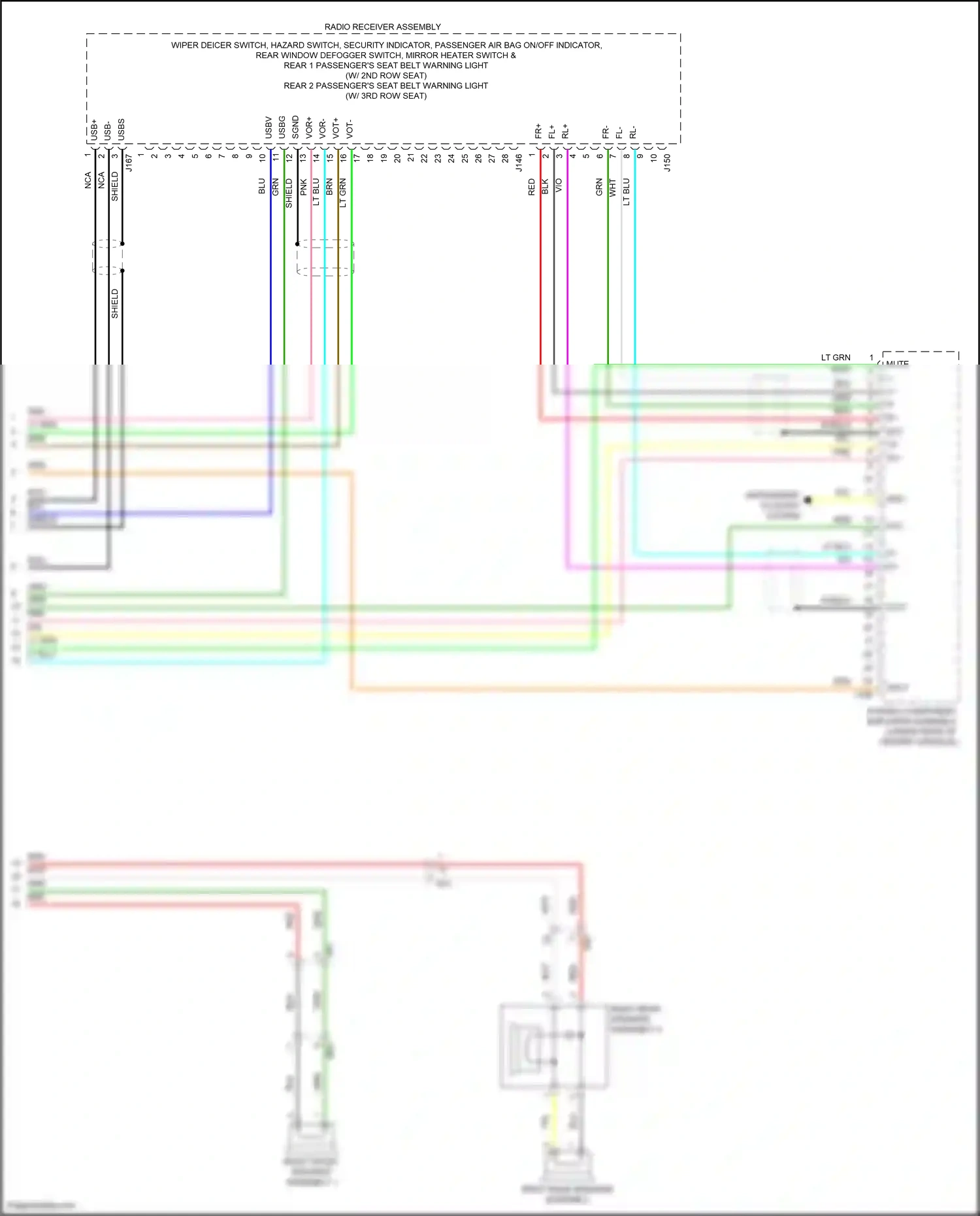Wiring diagram blk for Lexus RX IV facelift (2019-2023) (80 of 206)