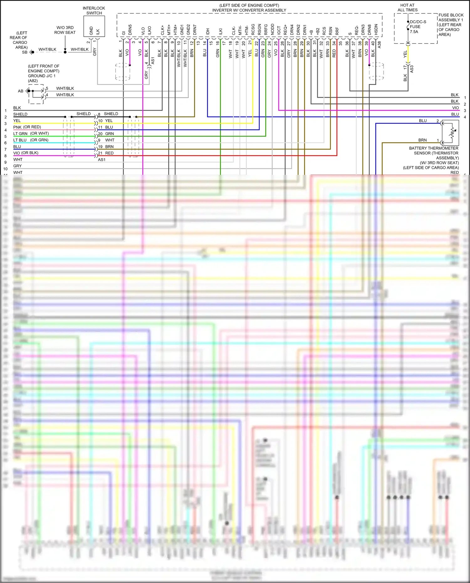 Wiring diagram blk for Lexus RX IV facelift (2019-2023) (200 of 206)