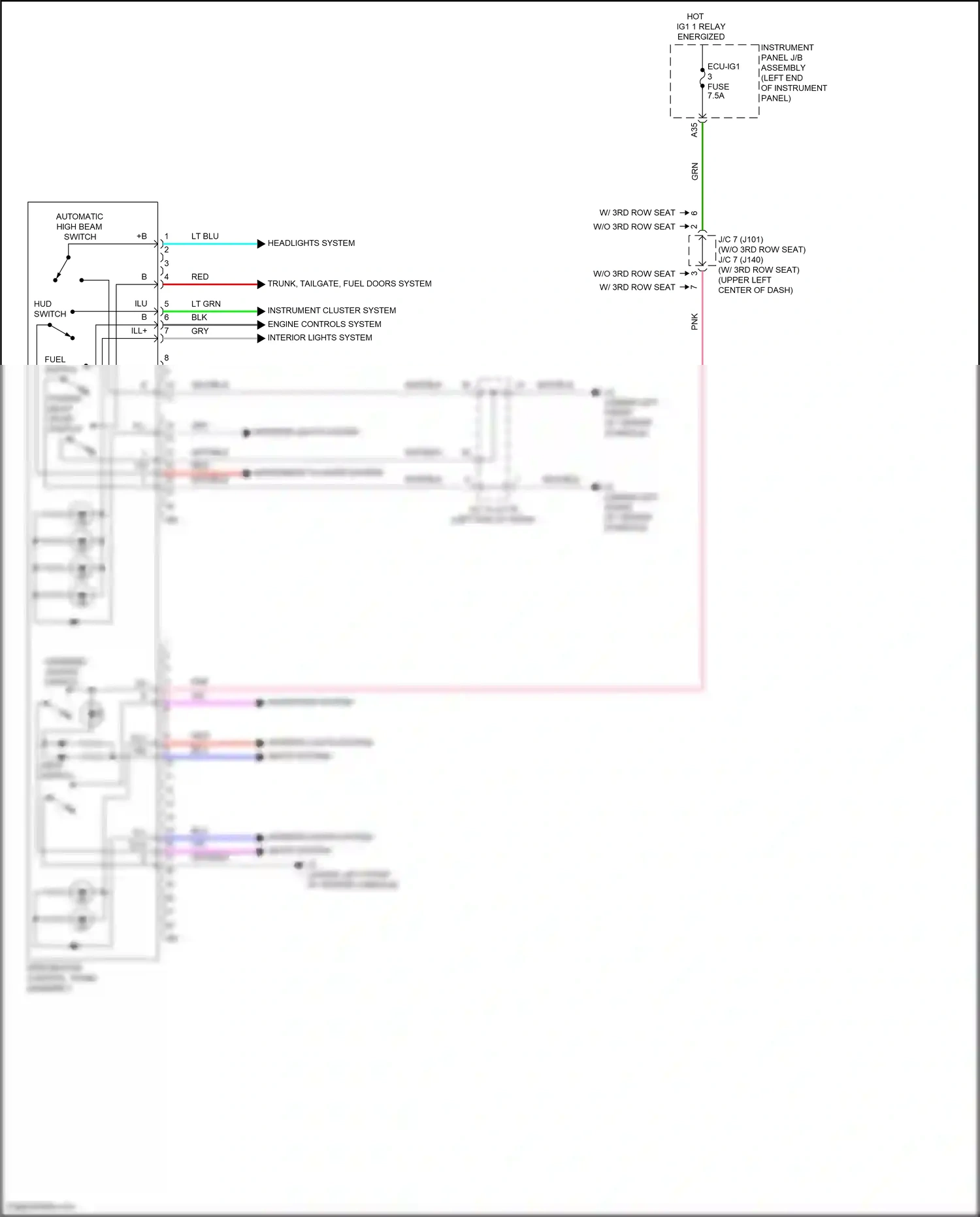 Wiring diagram blu for Lexus RX IV facelift (2019-2023) (24 of 195)