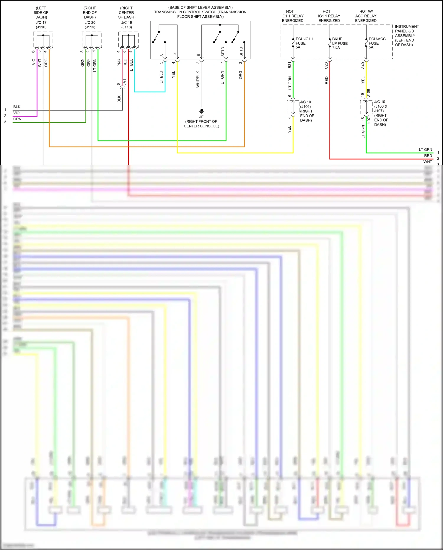 Wiring diagram blu for Lexus RX IV facelift (2019-2023) (52 of 195)