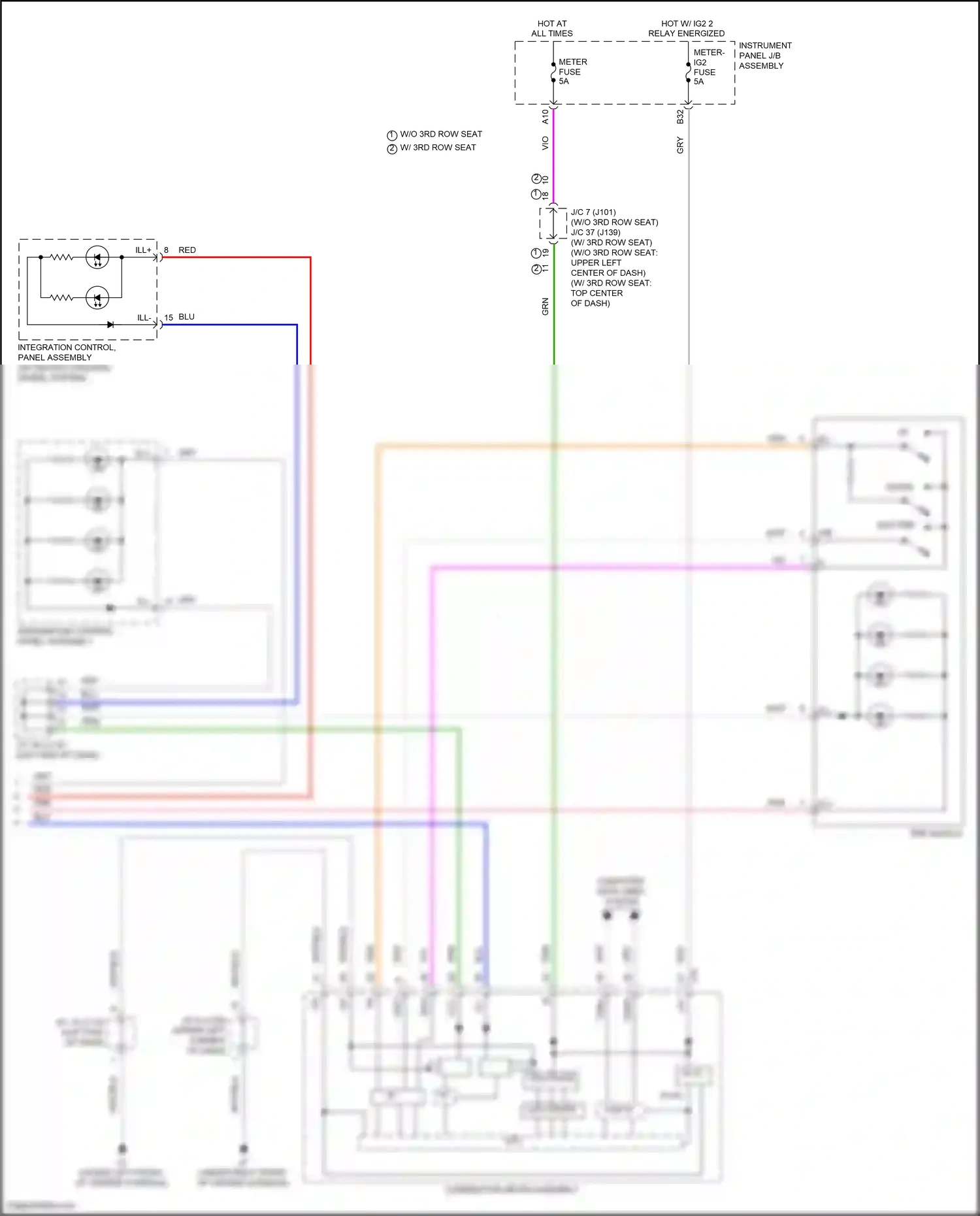 Wiring diagram blu for Lexus RX IV facelift (2019-2023) (2 of 195)