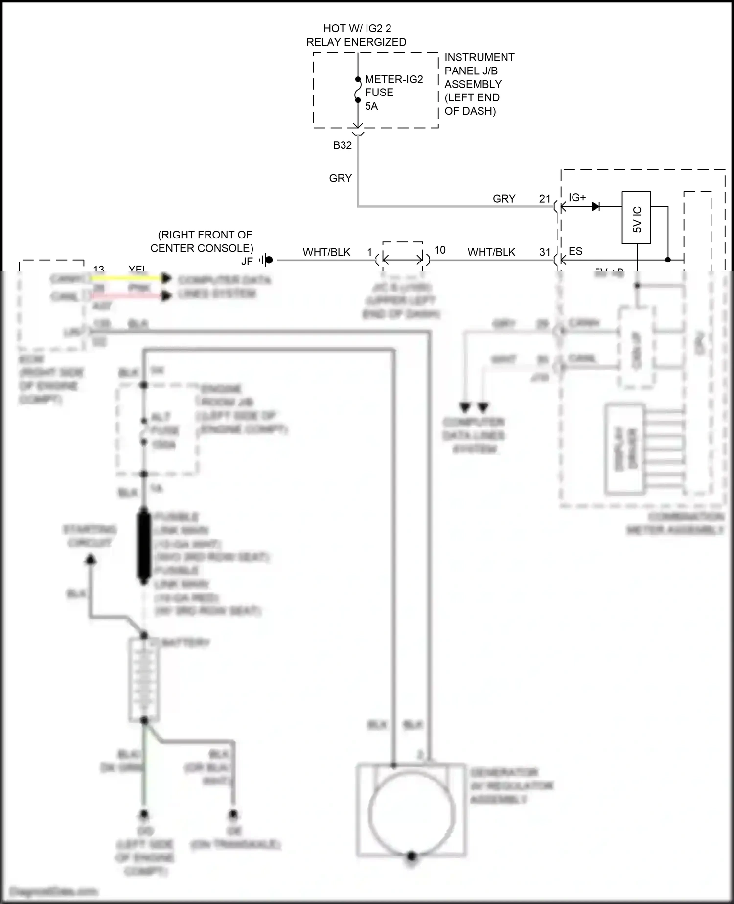 Wiring diagram computer data lines system for Lexus RX IV facelift (2019-2023) (44 of 97)
