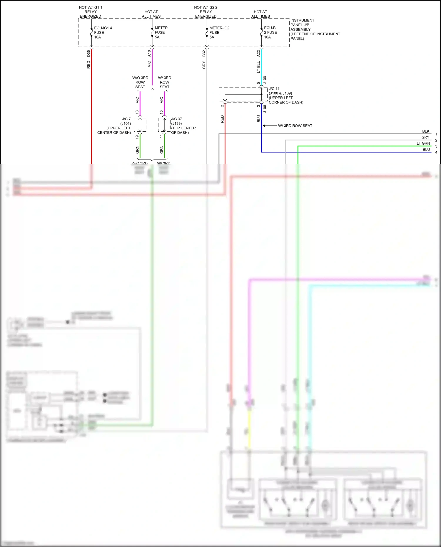 Wiring diagram display driver for Lexus RX IV facelift (2019-2023) (11 of 16)