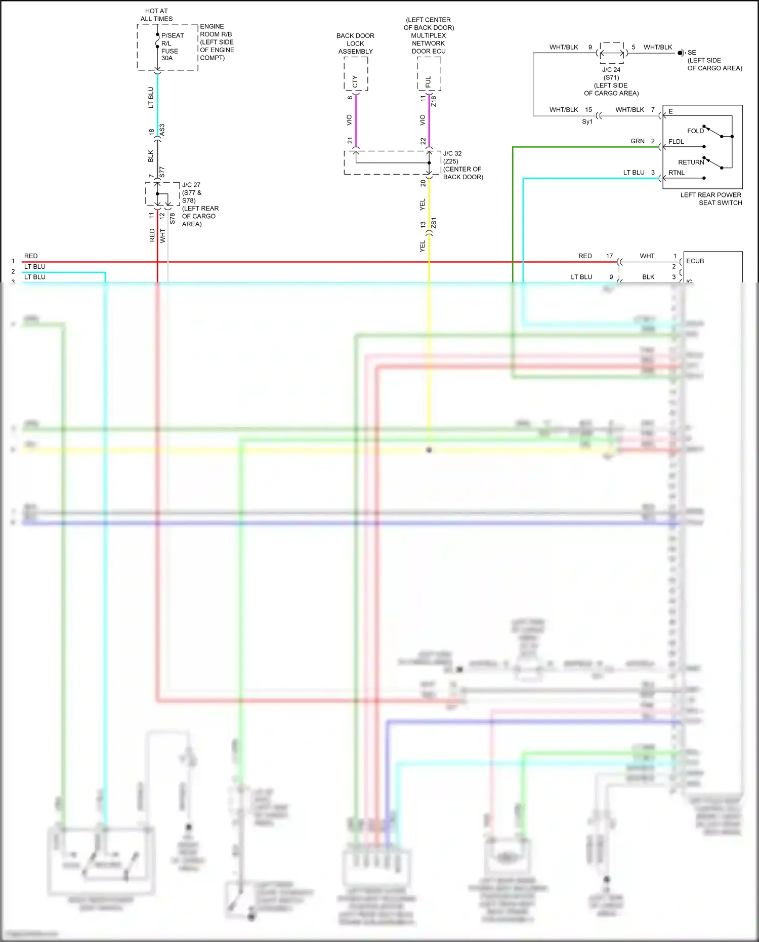 Wiring diagram grn for Lexus RX IV facelift (2019-2023) (115 of 181)