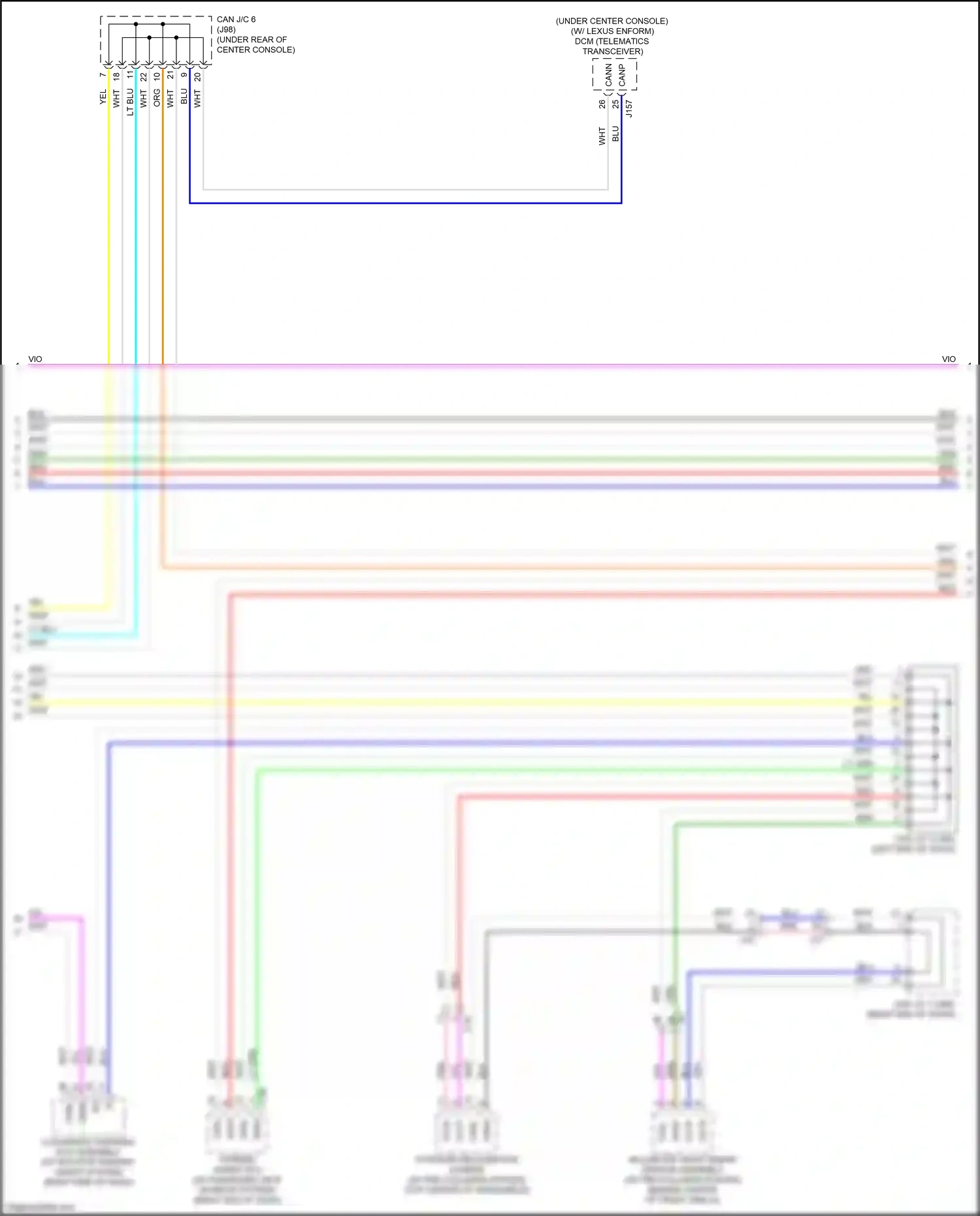 Wiring diagram grn for Lexus RX IV facelift (2019-2023) (161 of 181)
