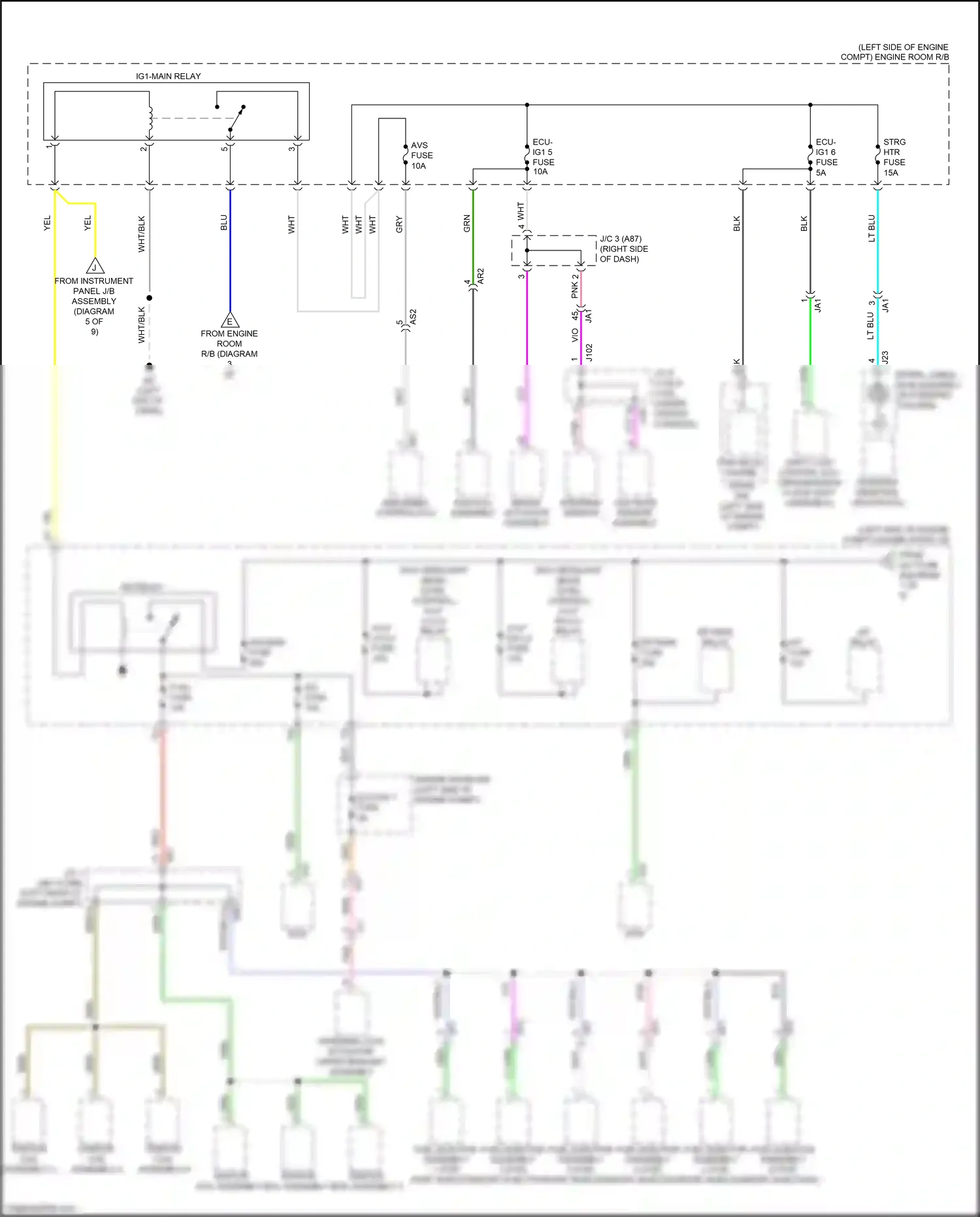 Wiring diagram ignition coil assembly 3 for Lexus RX IV facelift (2019-2023) (4 of 6)