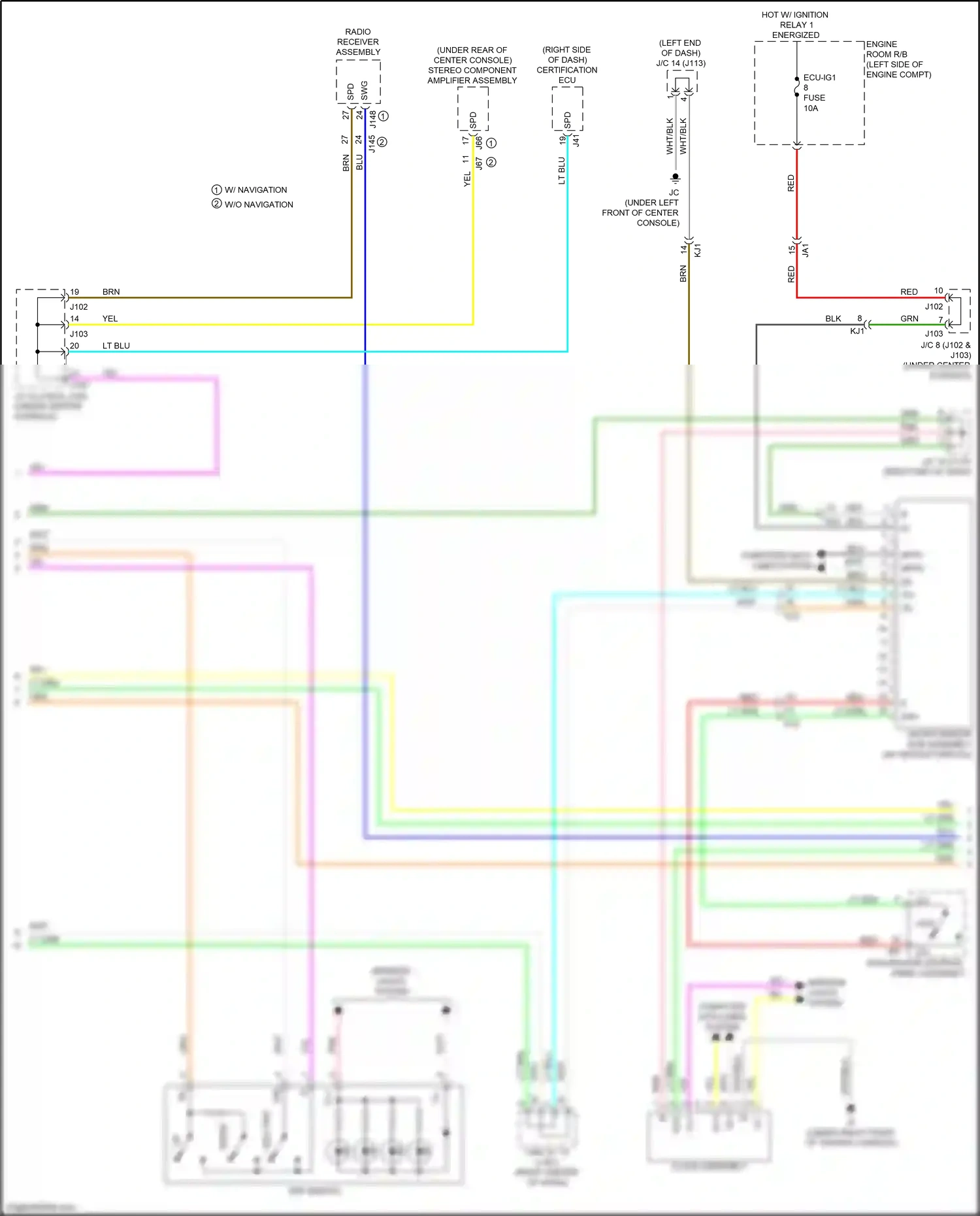 Wiring diagram integration control, panel assembly for Lexus RX IV facelift (2019-2023) (5 of 16)