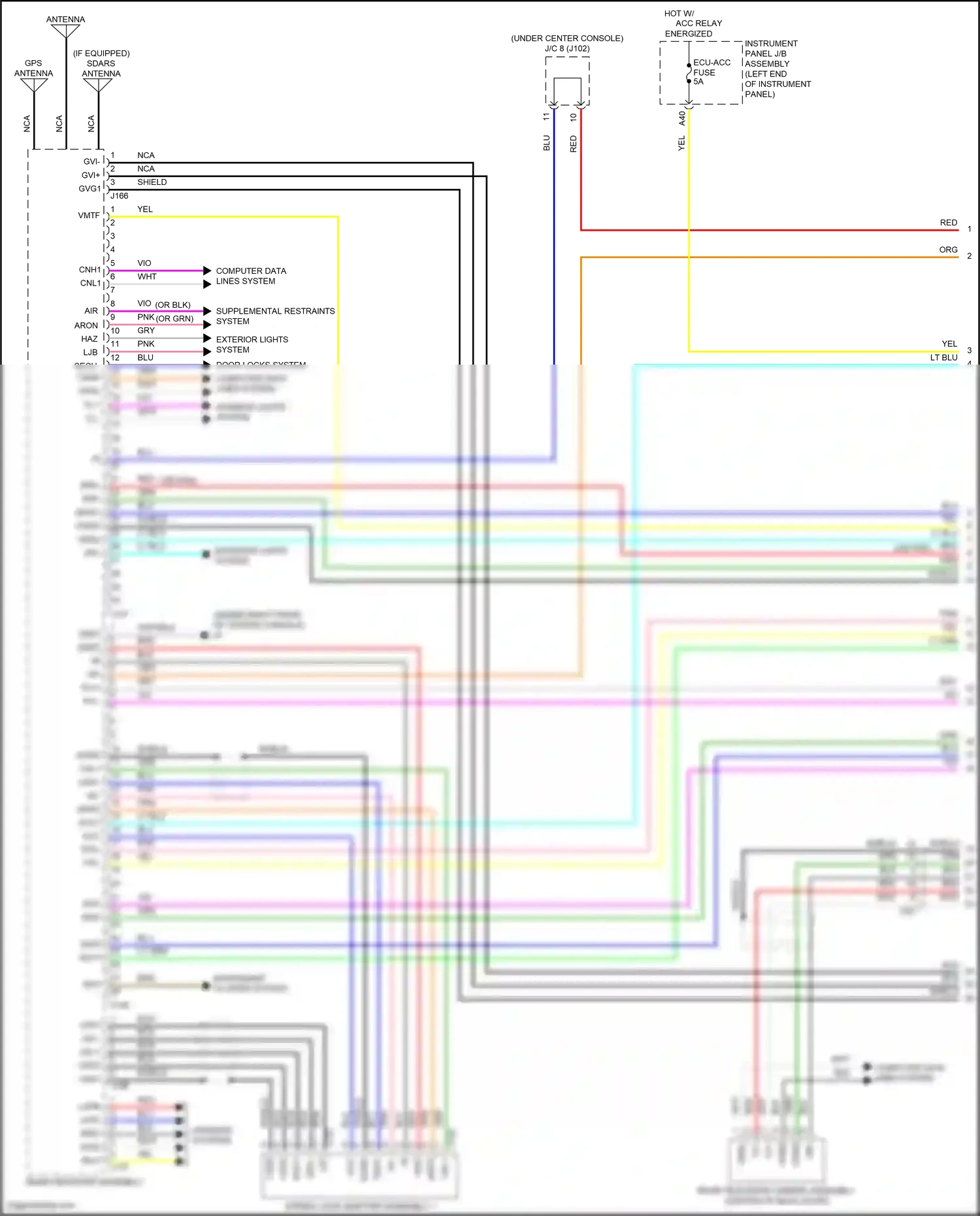 Wiring diagram lt blu for Lexus RX IV facelift (2019-2023) (88 of 157)