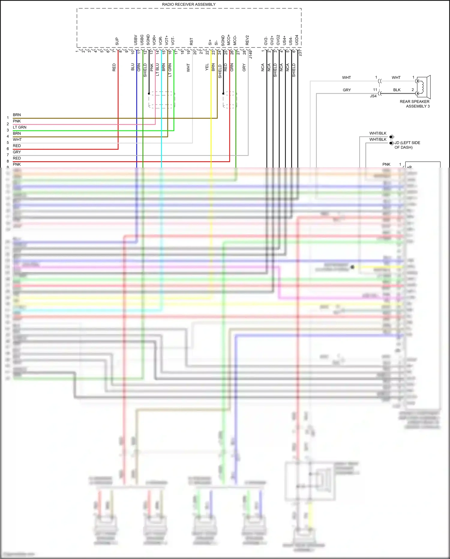 Wiring diagram nca for Lexus RX IV facelift (2019-2023) (6 of 20)