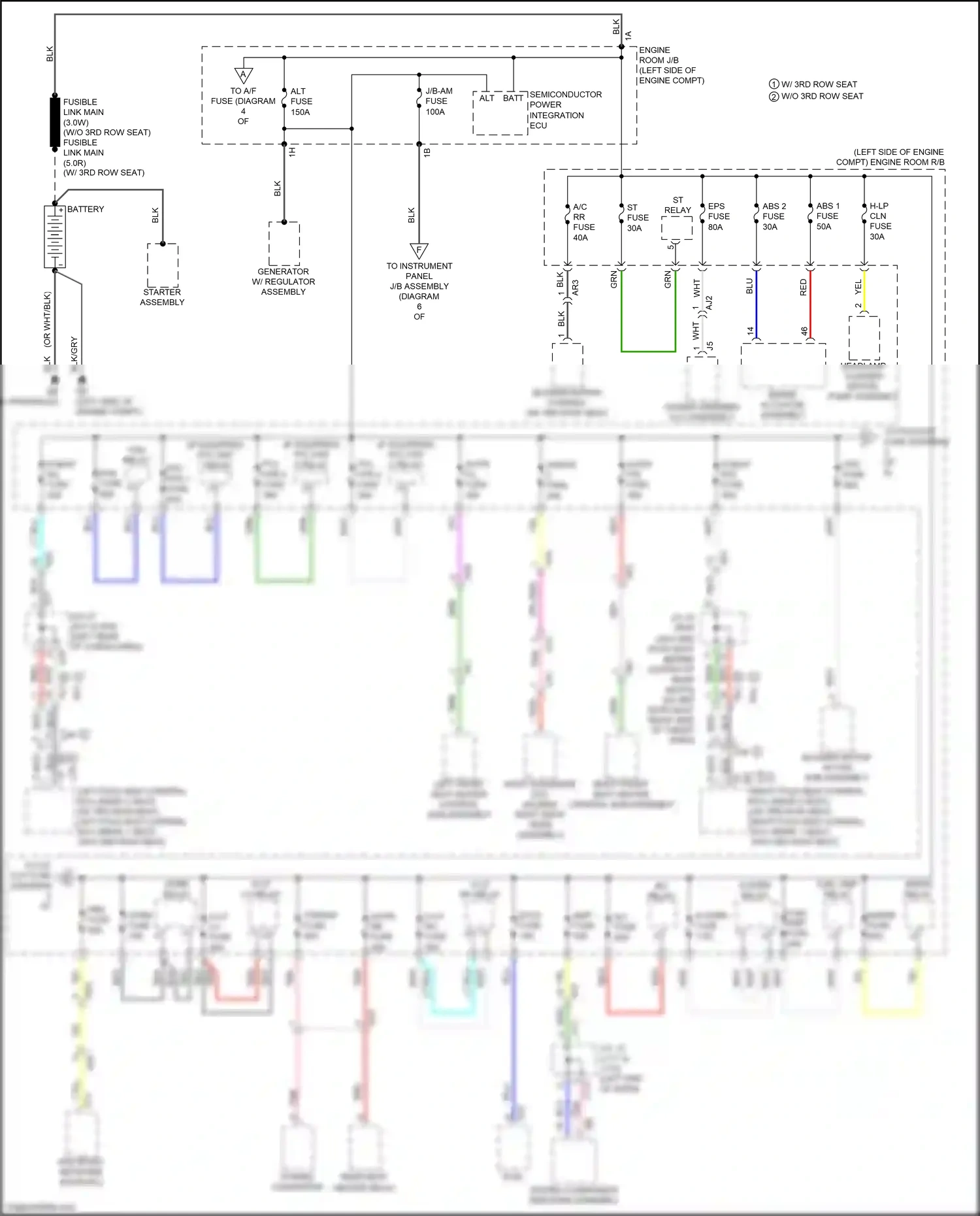 Wiring diagram ppl/red for Lexus RX IV facelift (2019-2023) (4 of 11)