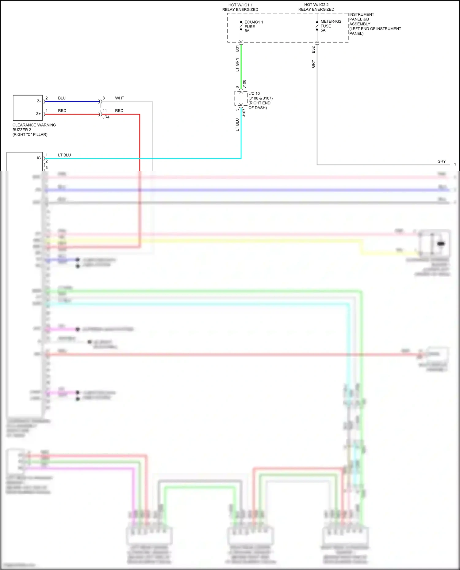 Wiring diagram red for Lexus RX IV facelift (2019-2023) (39 of 186)