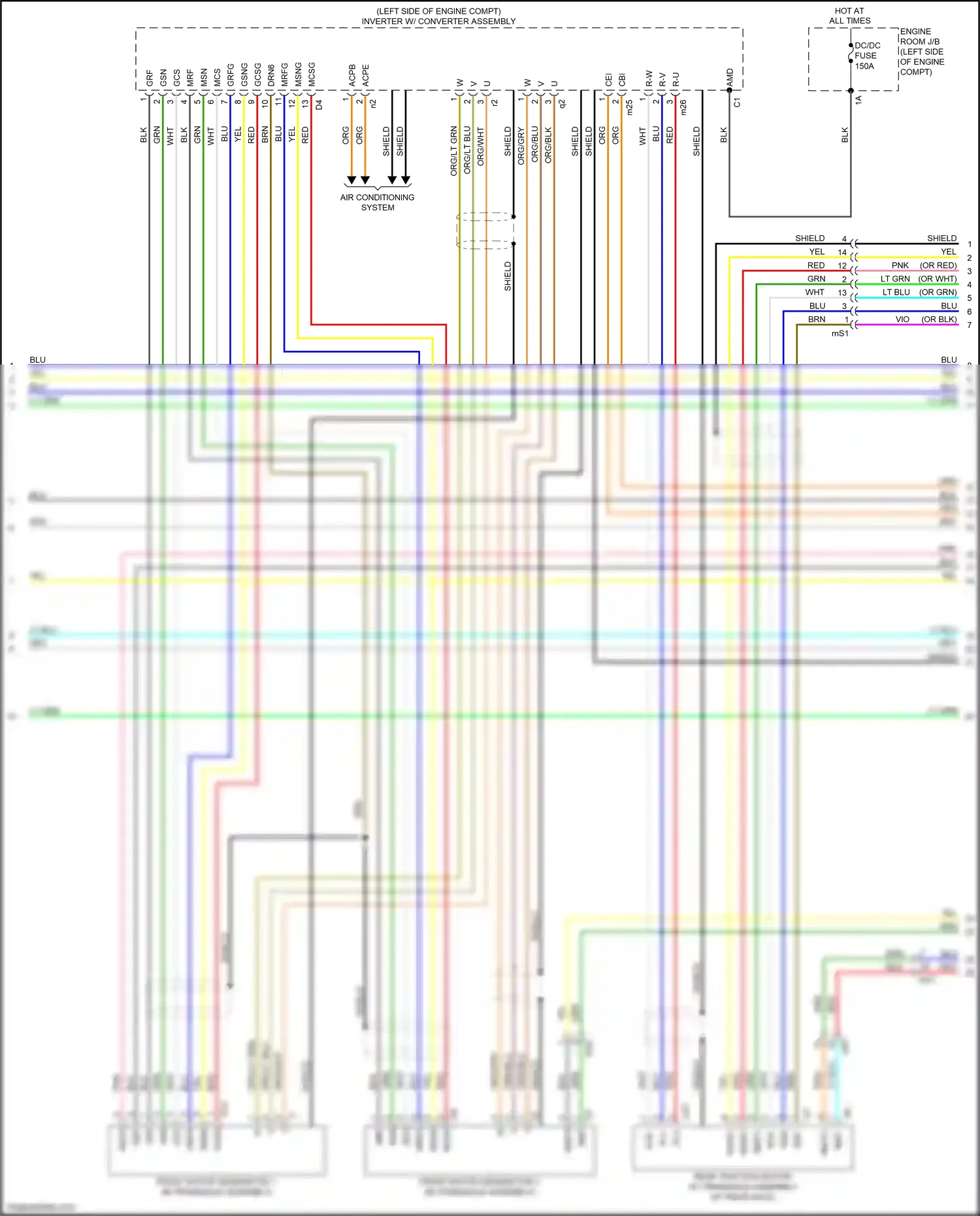 Wiring diagram red for Lexus RX IV facelift (2019-2023) (183 of 186)