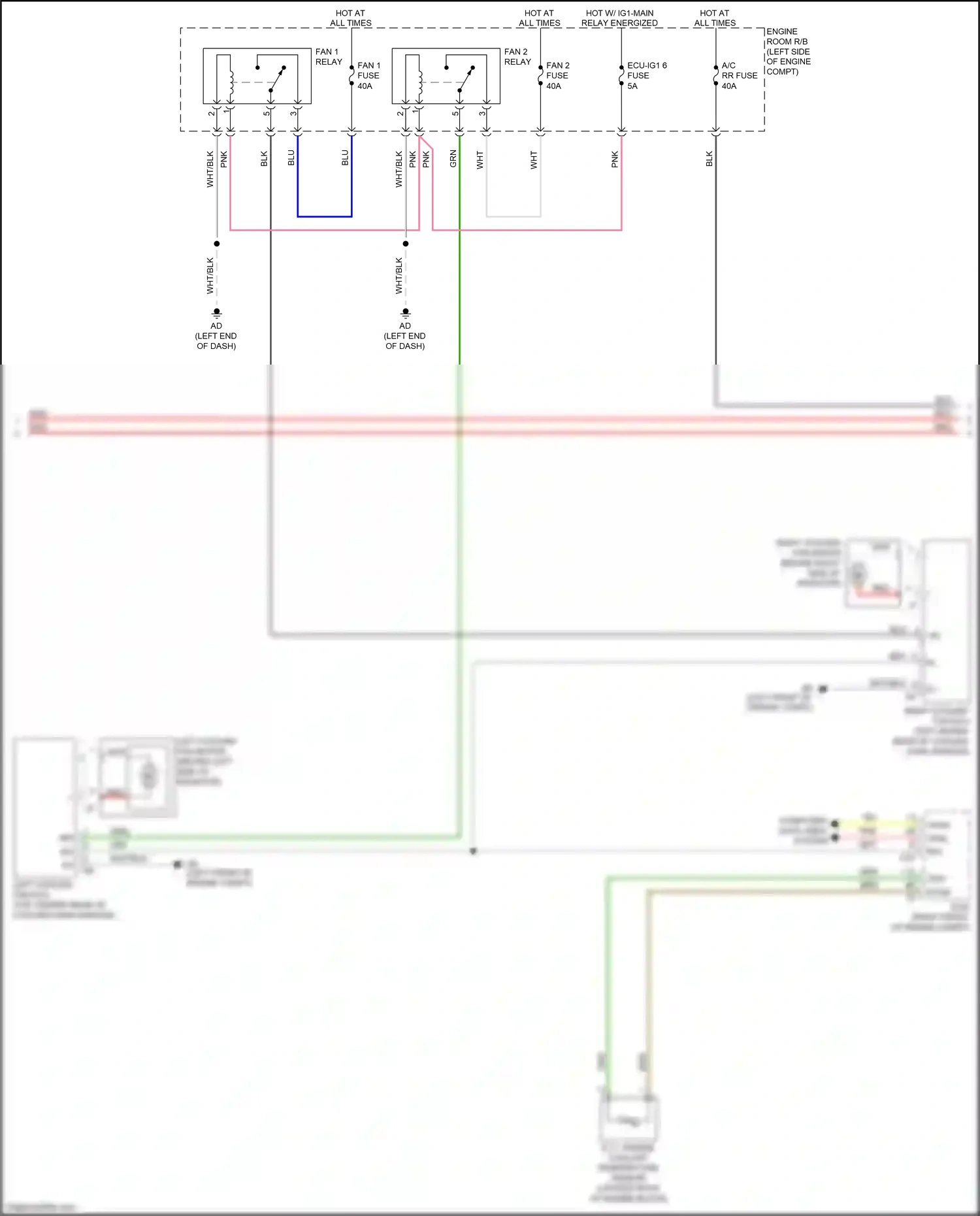 Wiring diagram red for Lexus RX IV facelift (2019-2023) (153 of 186)
