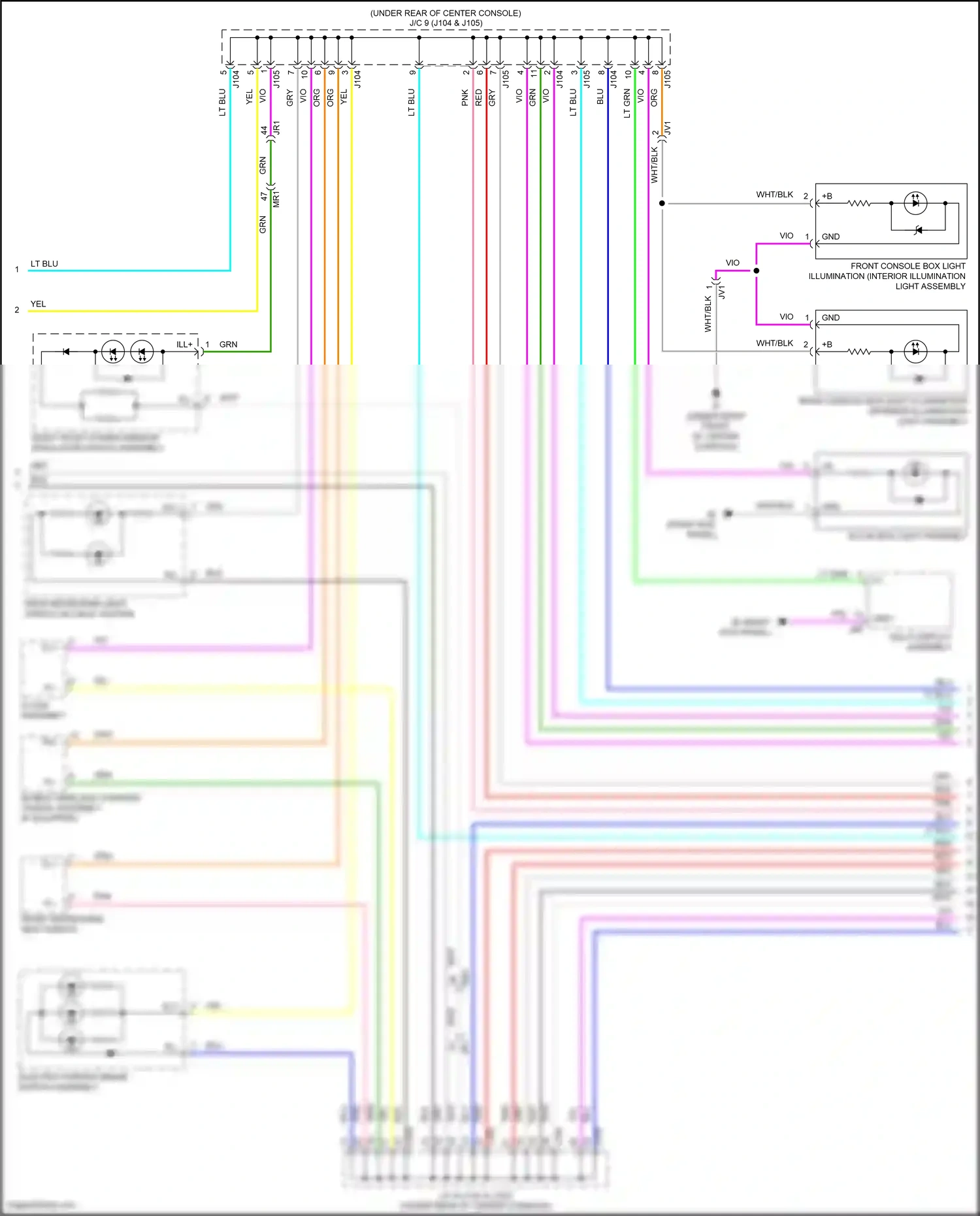 Wiring diagram red for Lexus RX IV facelift (2019-2023) (69 of 186)