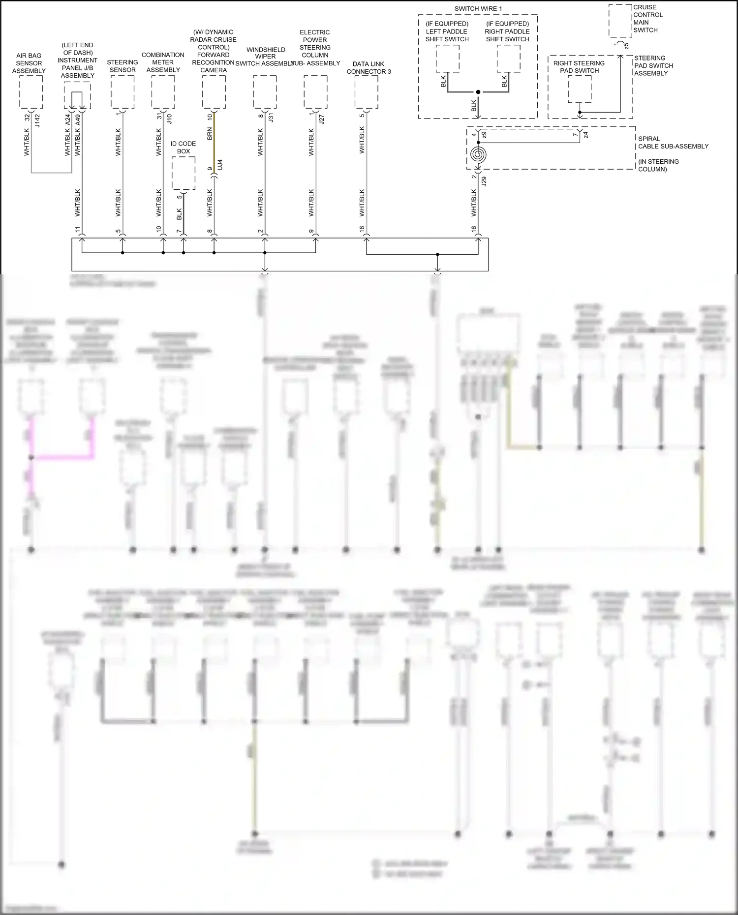 Wiring diagram remote operation controller for Lexus RX IV facelift (2019-2023) (2 of 13)