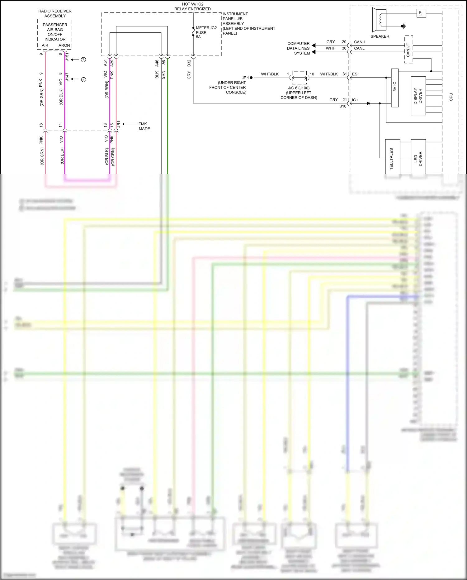 Wiring diagram sfr- for Lexus RX IV facelift (2019-2023) (1 of 1)