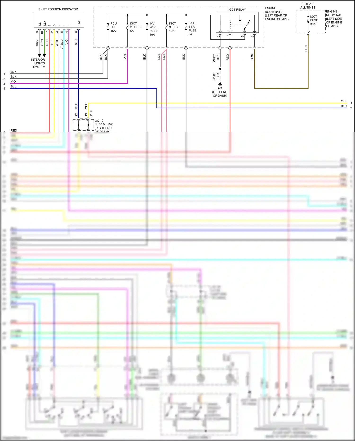 Wiring diagram spiral cable sub-assembly for Lexus RX IV facelift (2019-2023) (20 of 20)