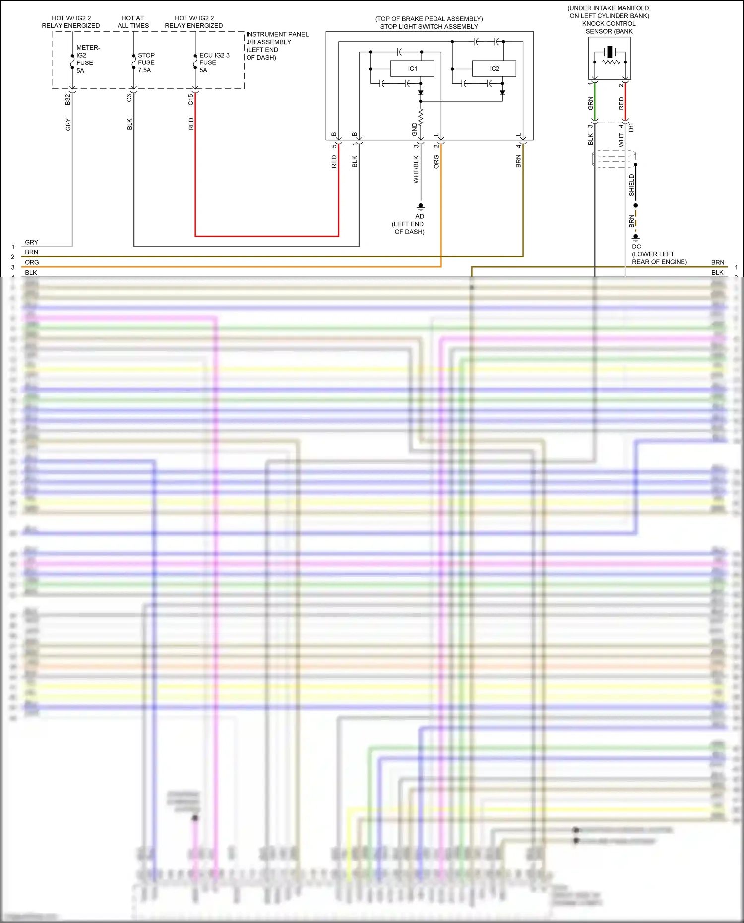 Wiring diagram starting/charging system for Lexus RX IV facelift (2019-2023) (2 of 2)