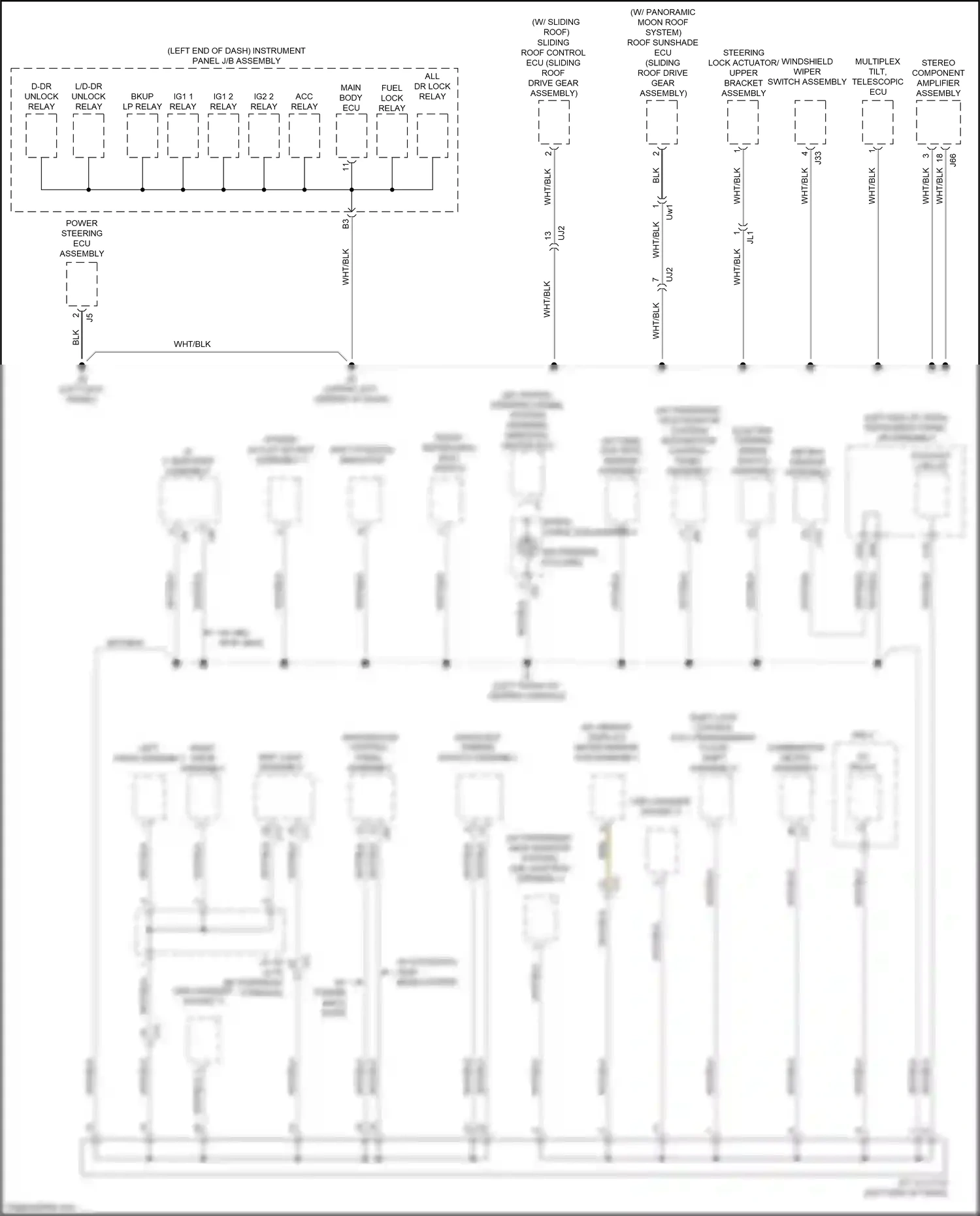 Wiring diagram usb charger socket 2 for Lexus RX IV facelift (2019-2023) (2 of 4)