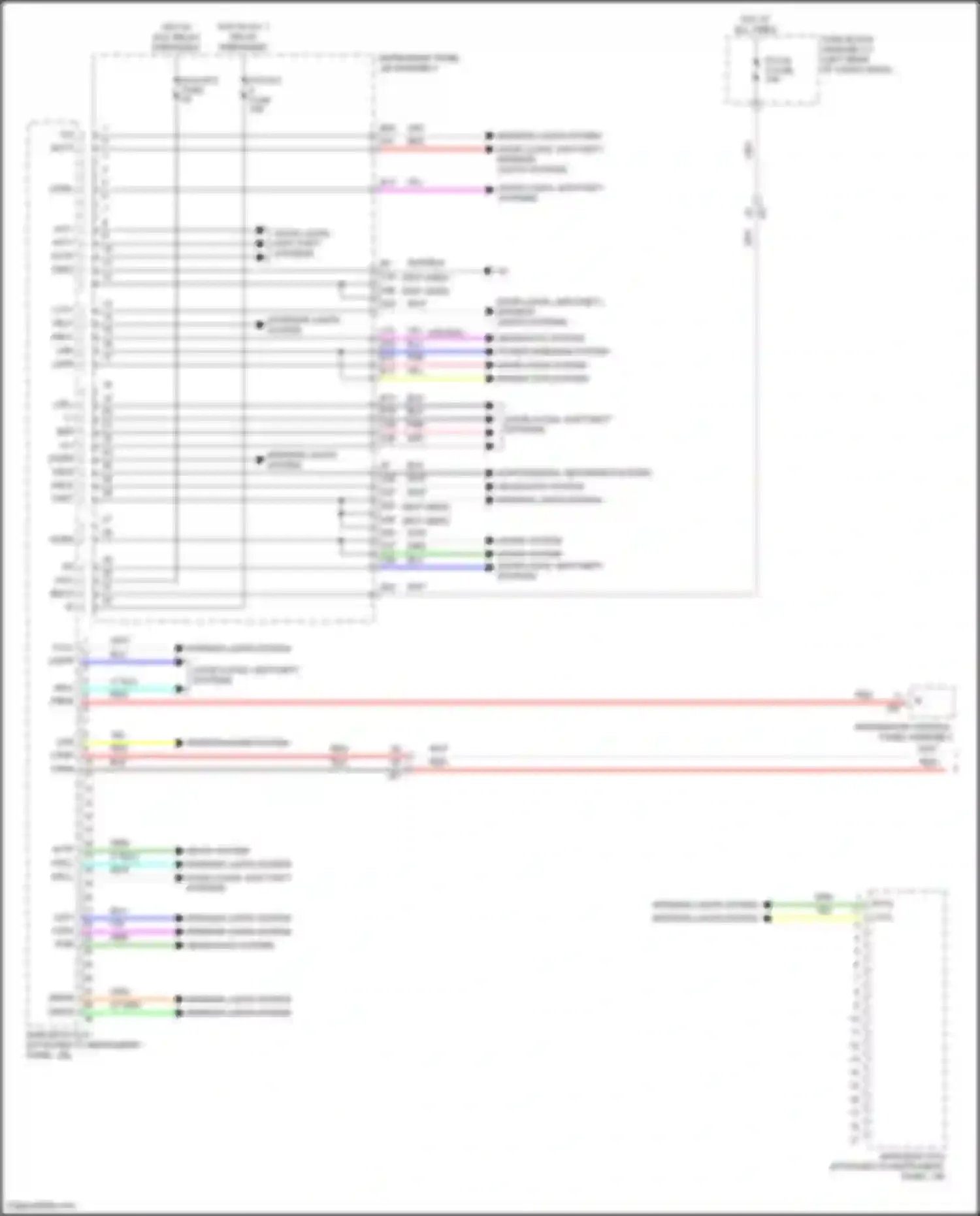 RX Lexus IV (2015-2019): Body ecu circuit (1 of 2)