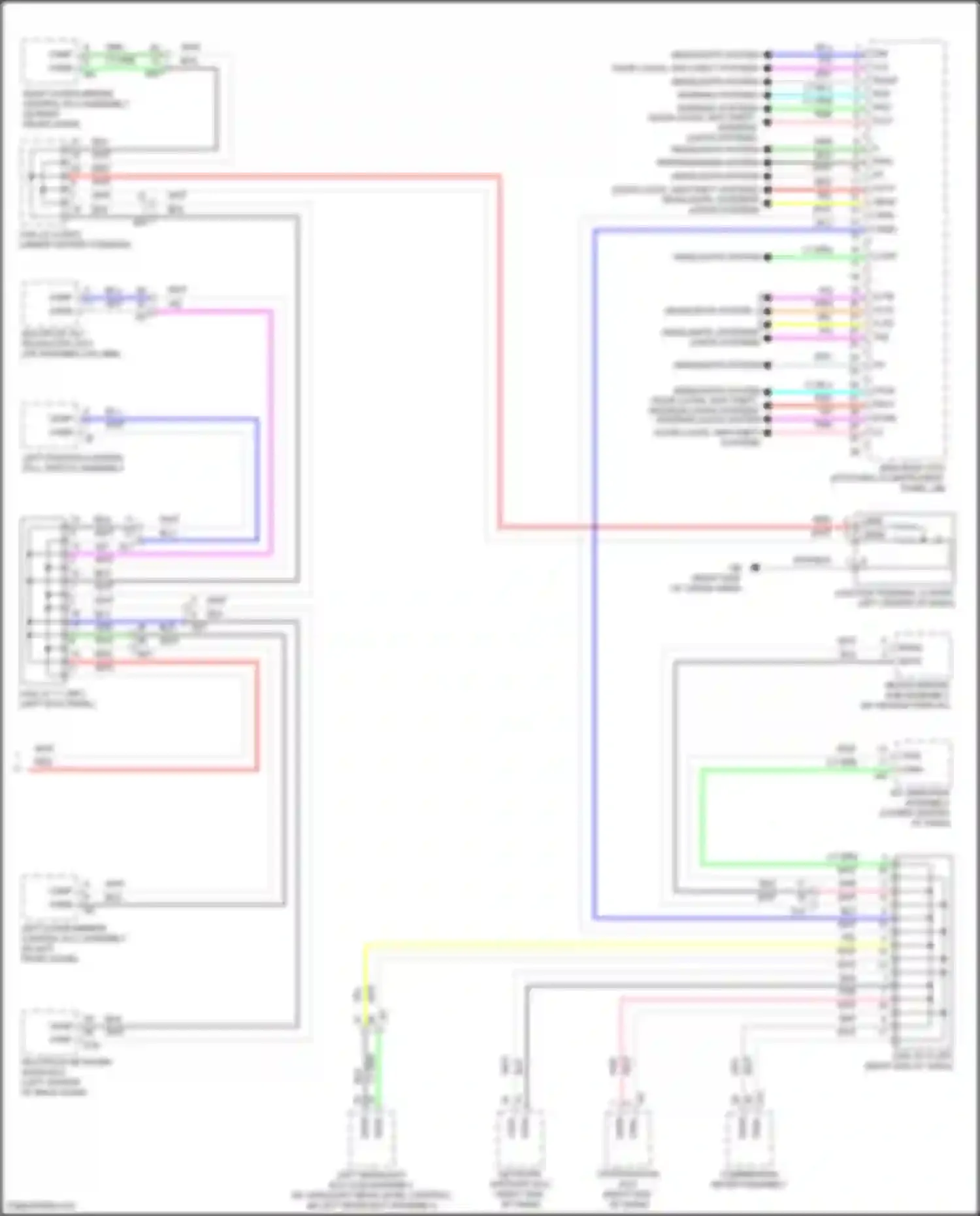 RX Lexus IV (2015-2019): Body ecu circuit (2 of 2)